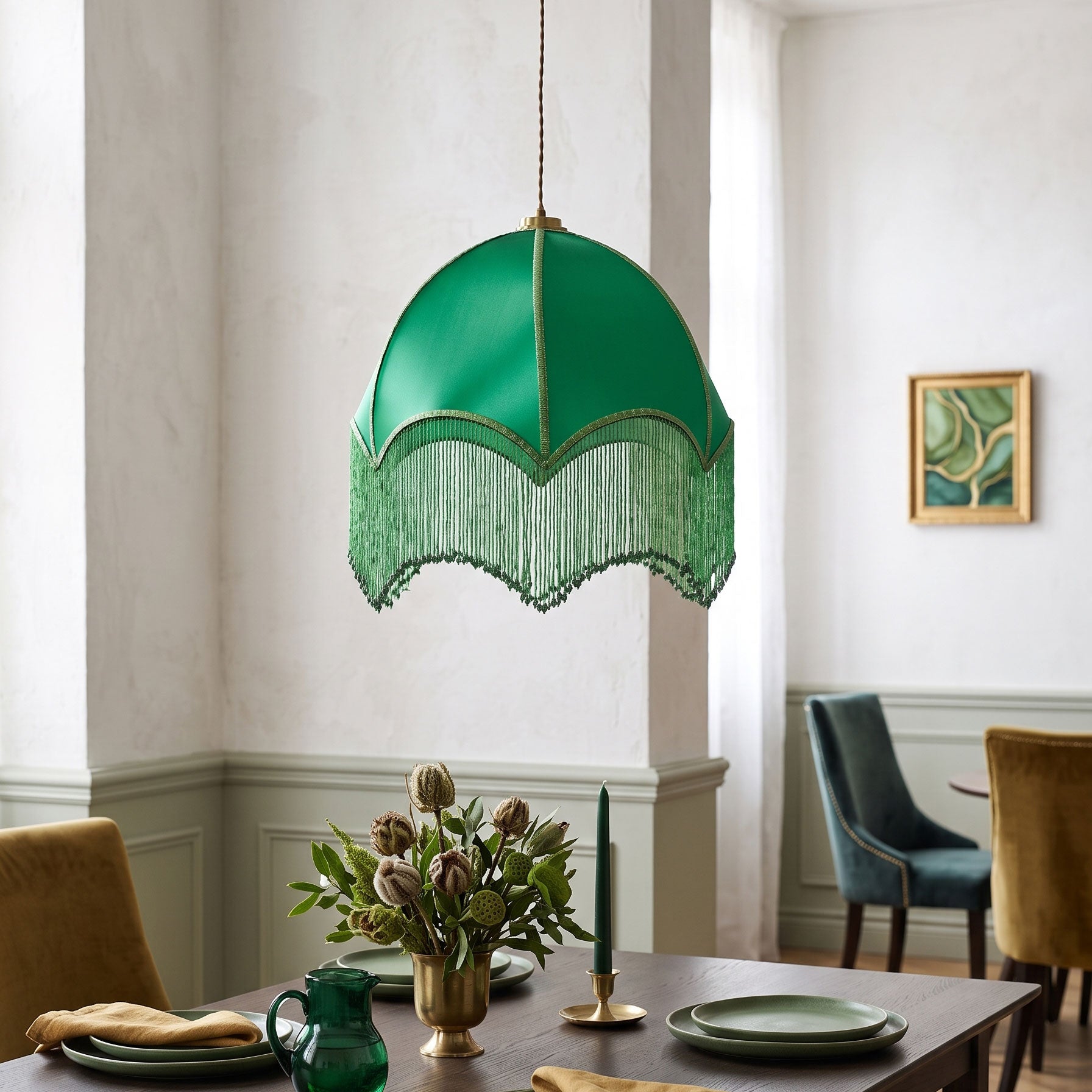 Beatrix Fringed Pendant Light