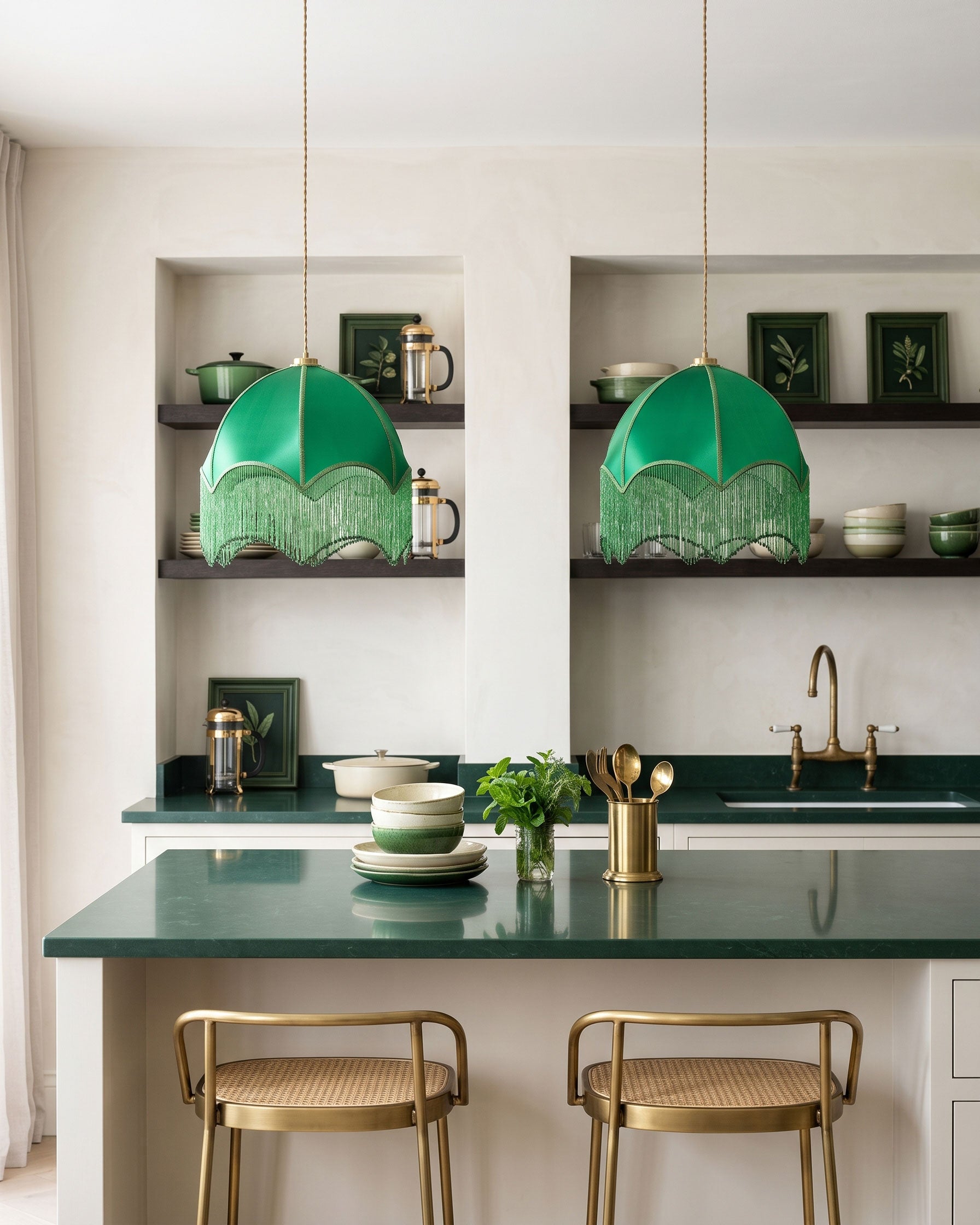 Beatrix Fringed Pendant Light