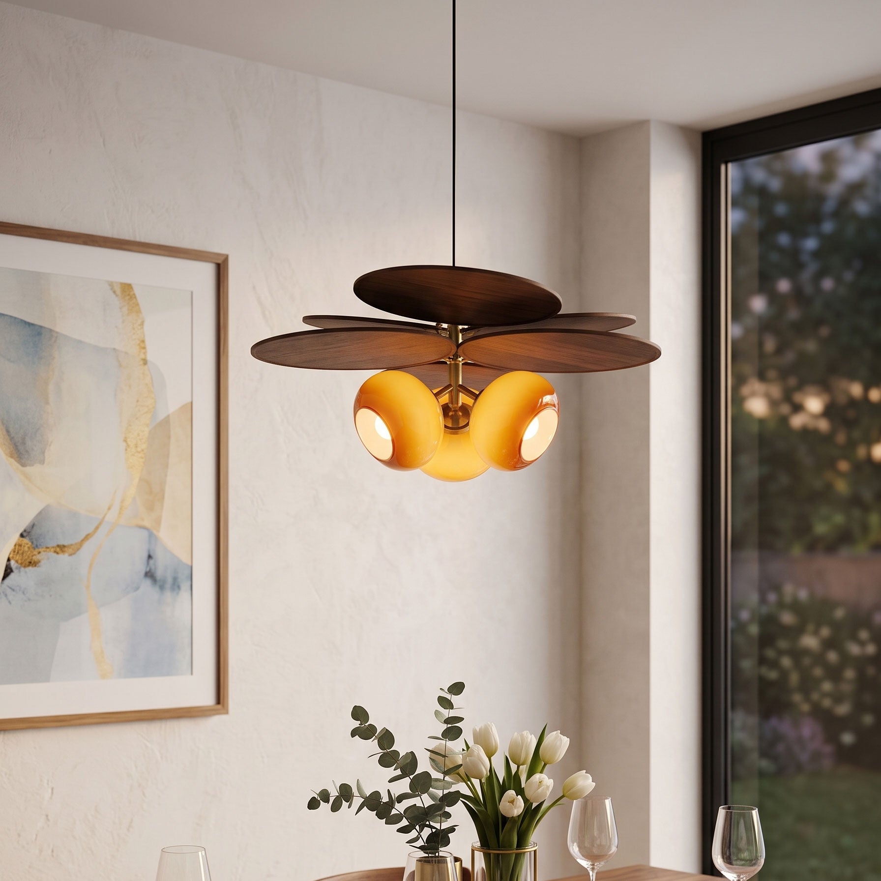 Beckett Glass Pendant Light