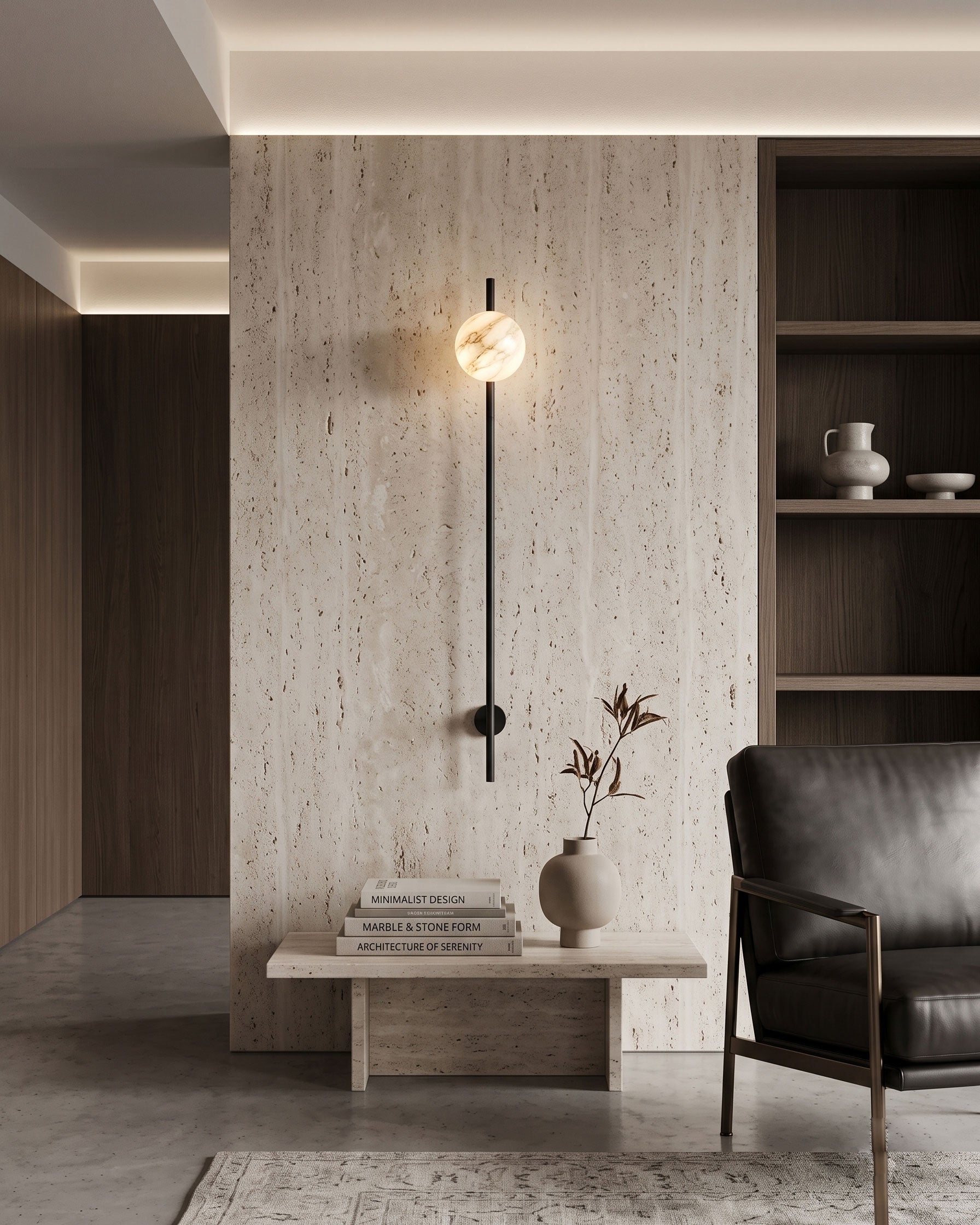 Bellamy Alabaster Wall Sconce