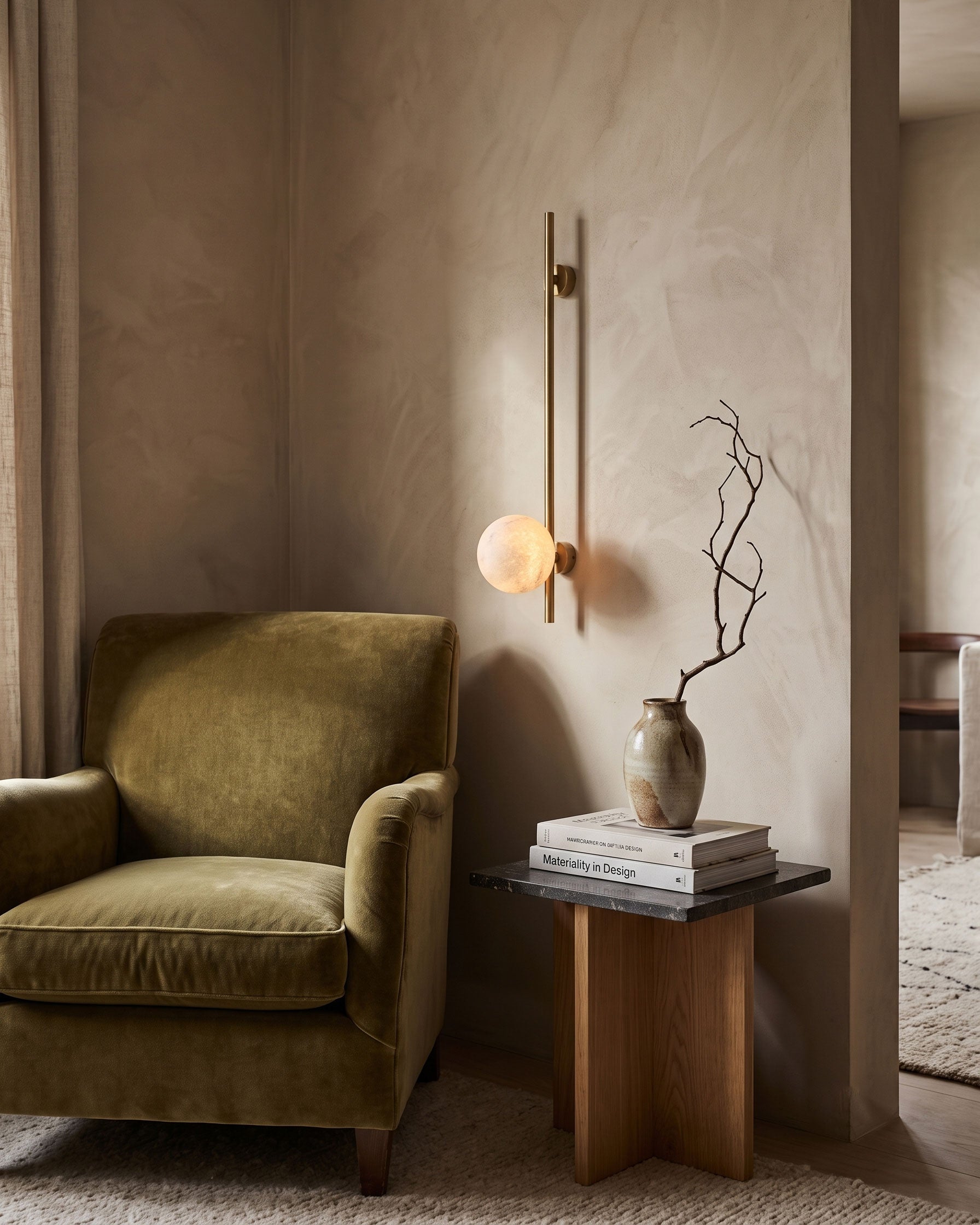 Bellamy Alabaster Wall Sconce