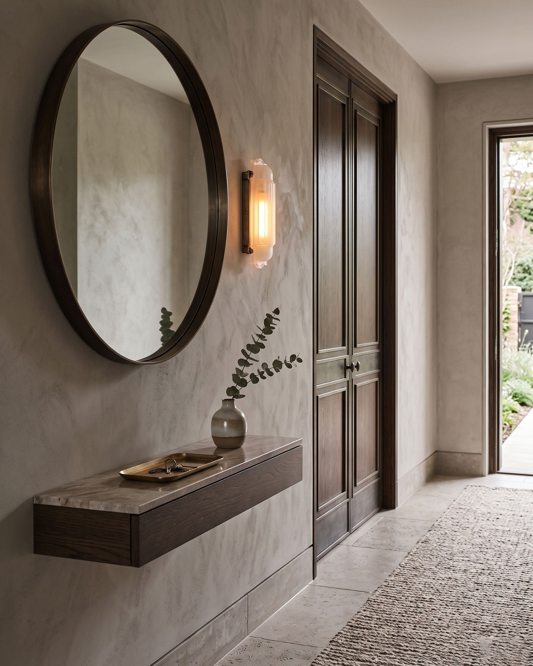 Benedict Ribbed Wall Sconce