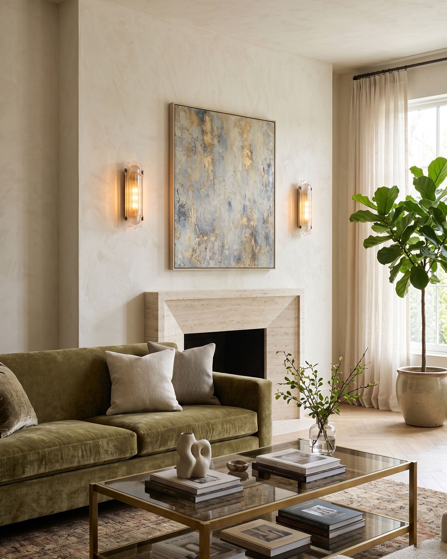 Benedict Ribbed Wall Sconce