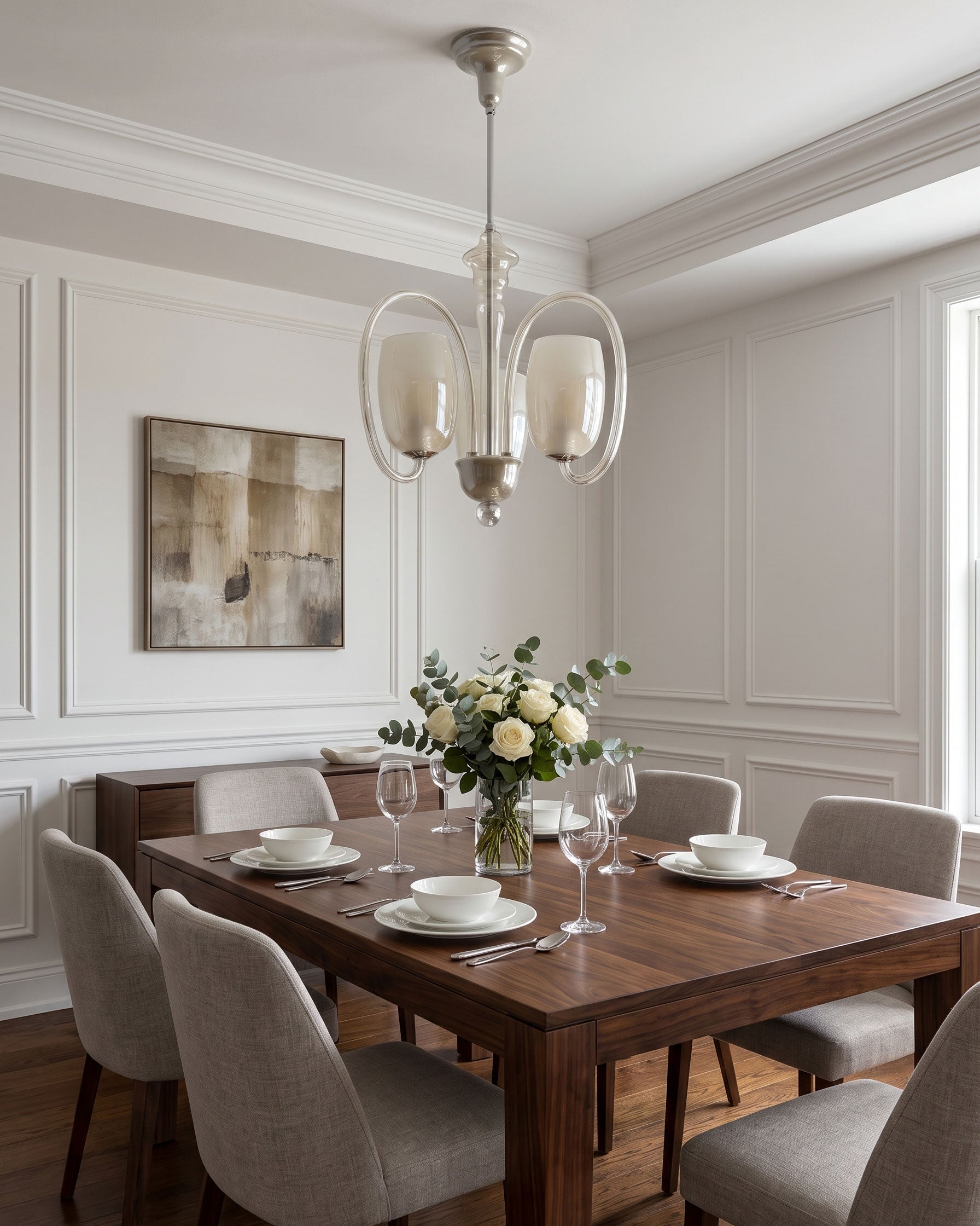 Benoit Mid-Century Chandelier