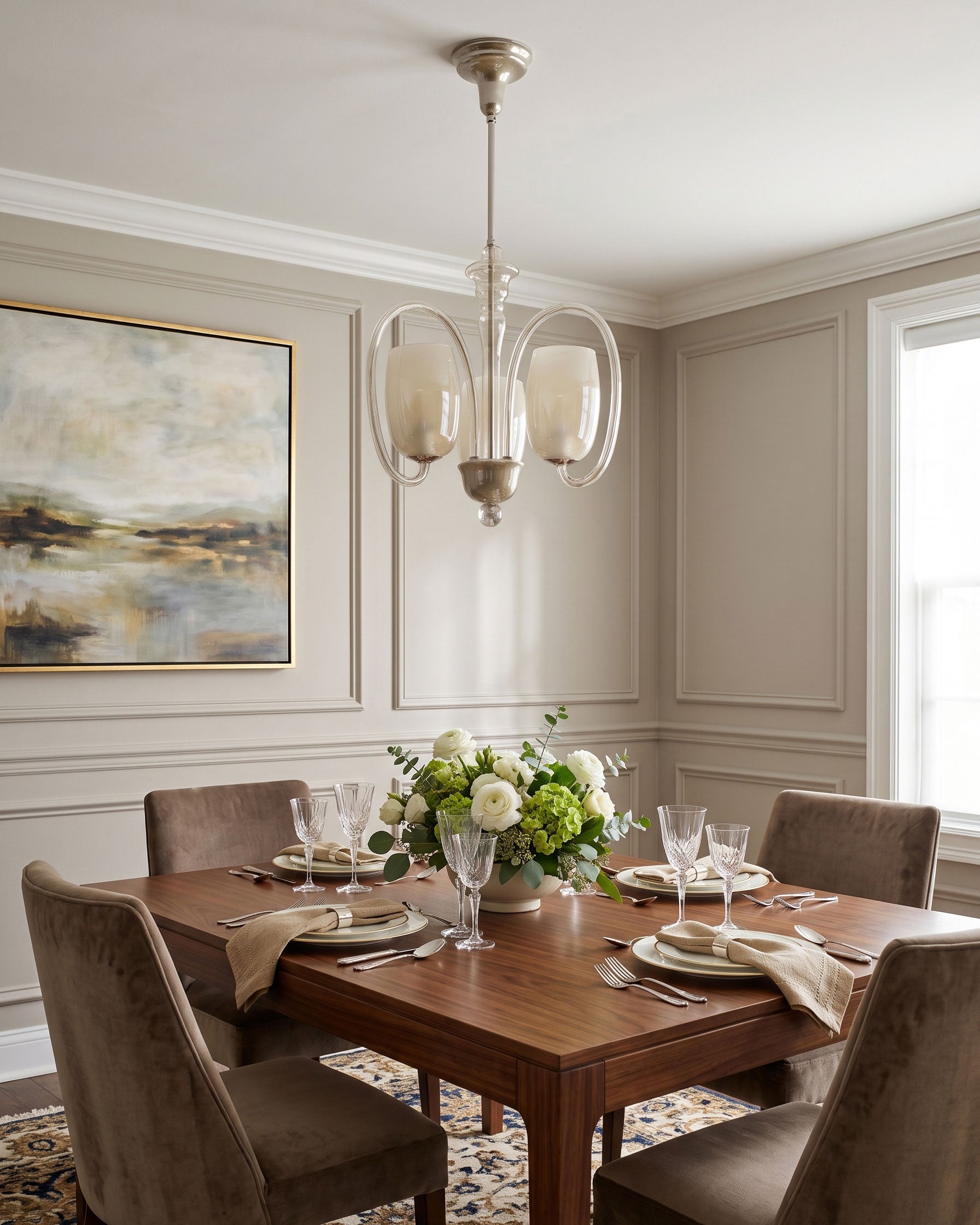 Benoit Mid-Century Chandelier