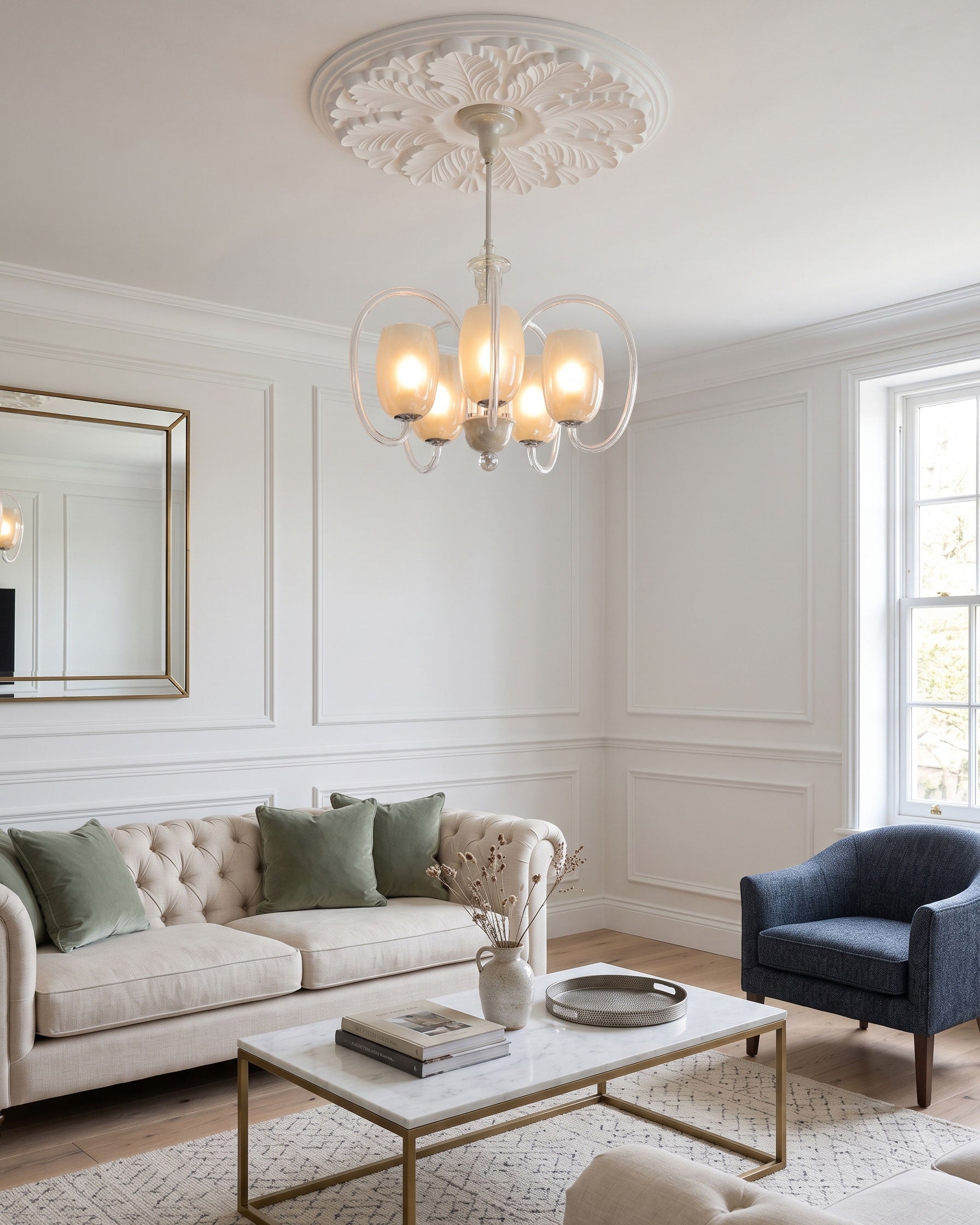 Benoit Mid-Century Chandelier