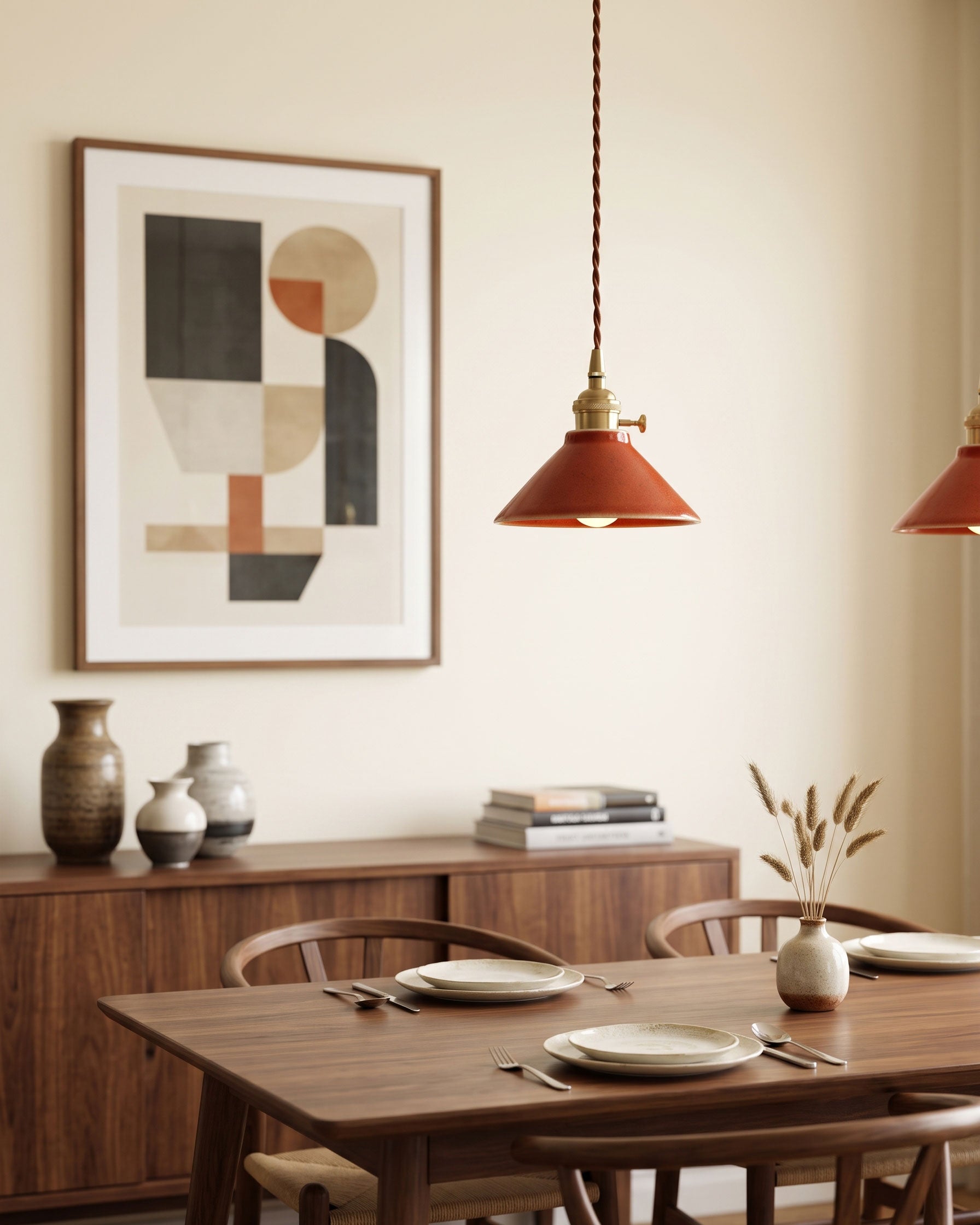 Blaine Vintage Cone Pendant Light