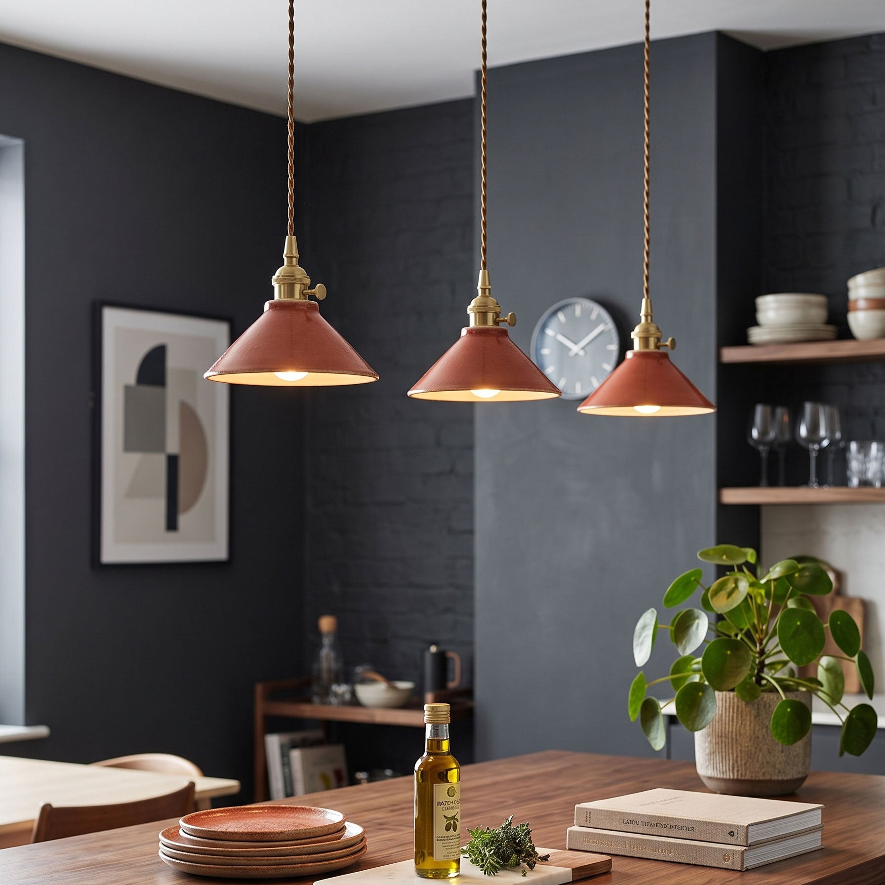 Blaine Vintage Cone Pendant Light