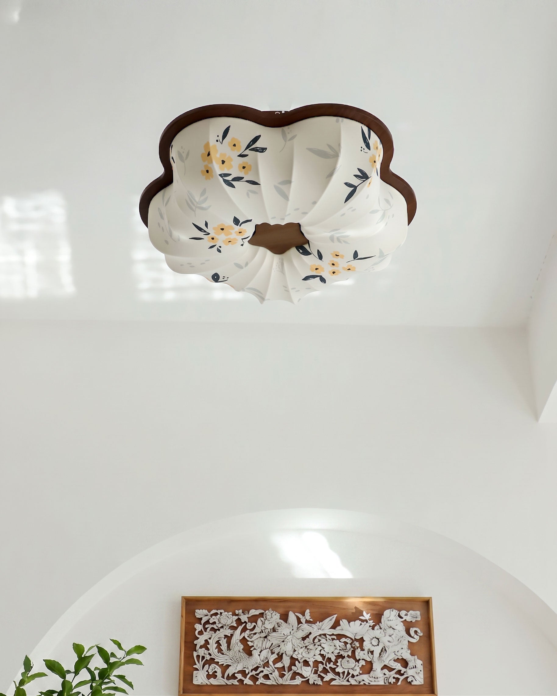 Blythe Scalloped Flush Mount