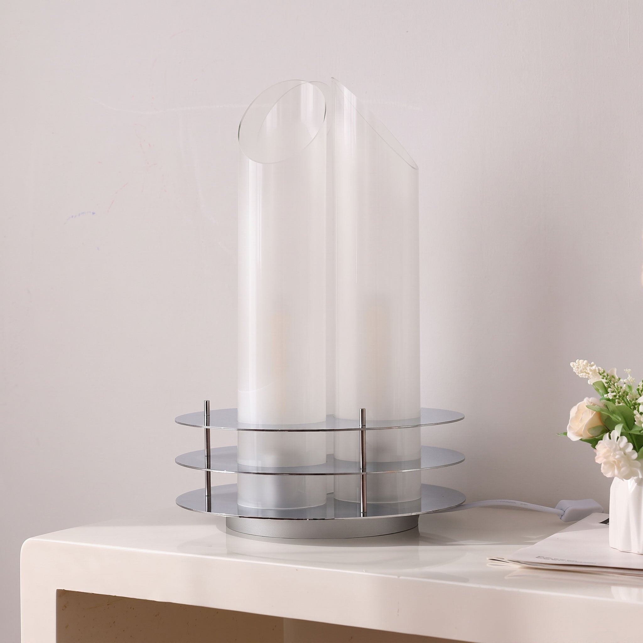 Boden Tubular Glass Table Lamp