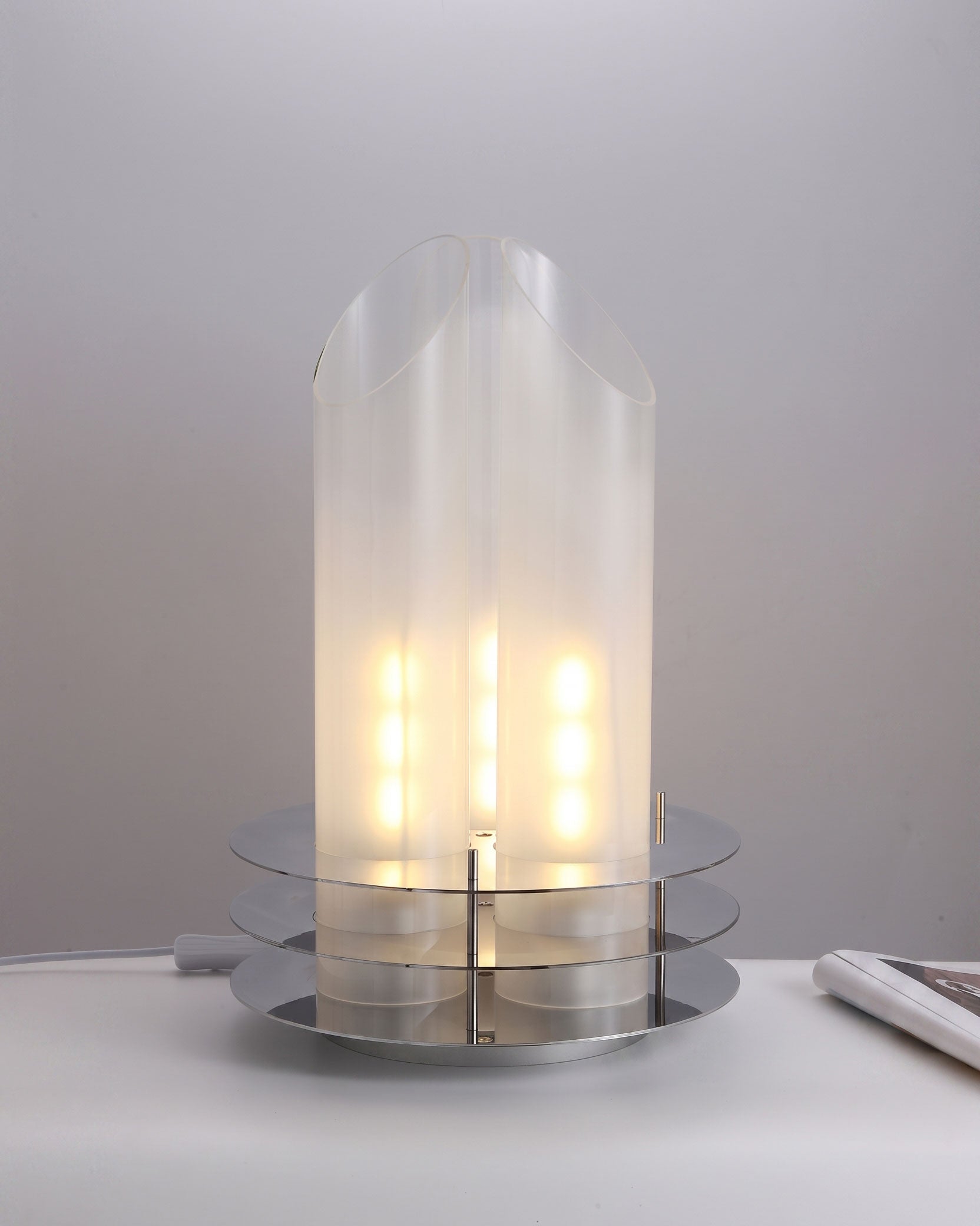 Boden Tubular Glass Table Lamp