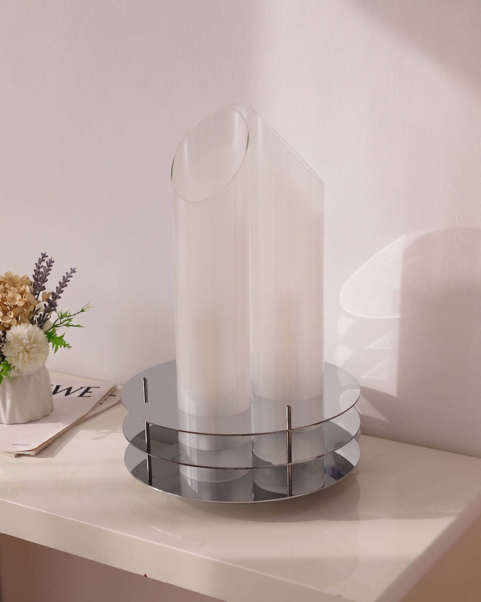 Boden Tubular Glass Table Lamp