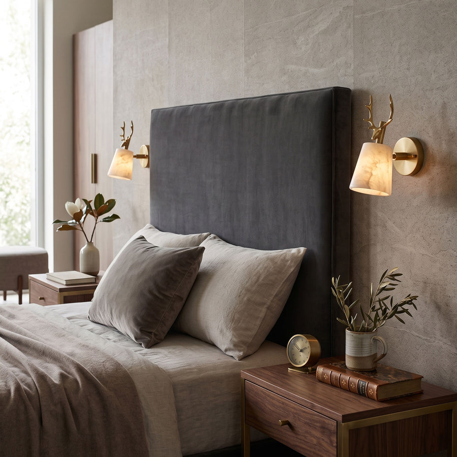 Bodhi Antler Wall Sconce – detail 2