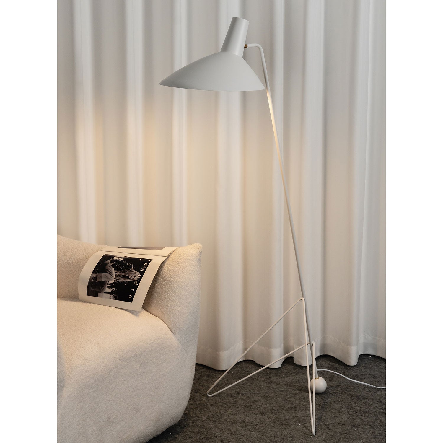 Boman Mid-Century Floor Lamp