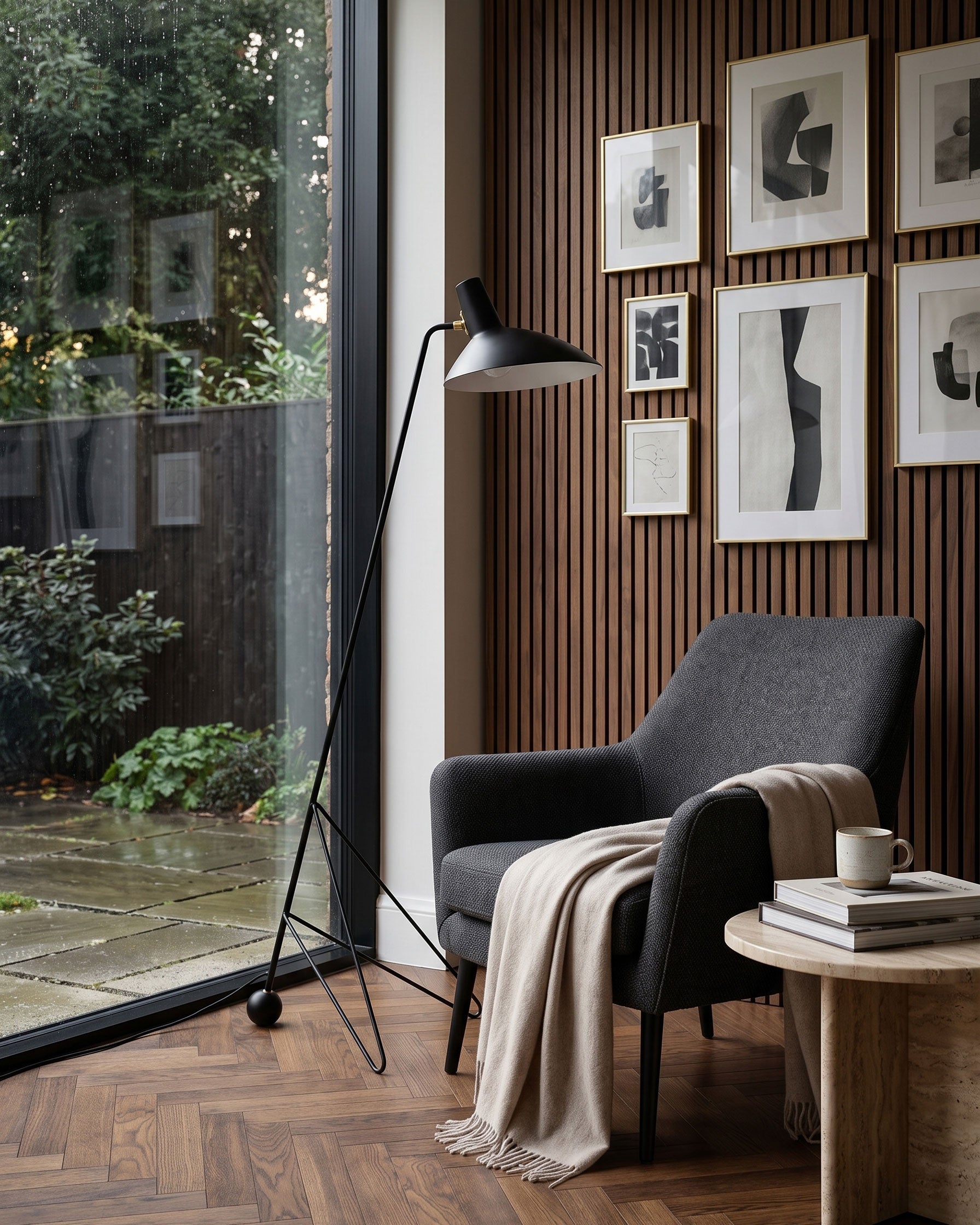 Boman Mid-Century Floor Lamp