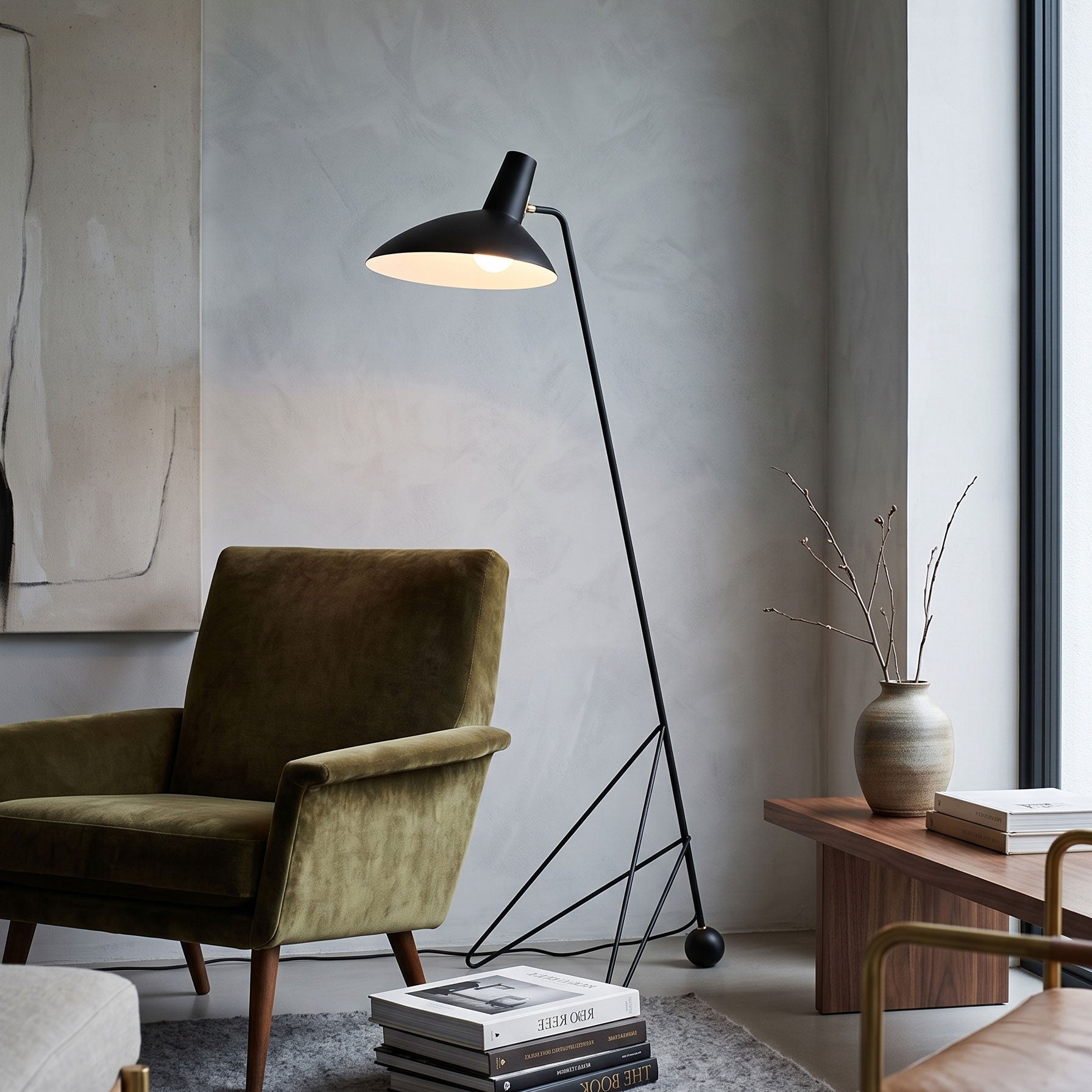 Boman Mid-Century Floor Lamp