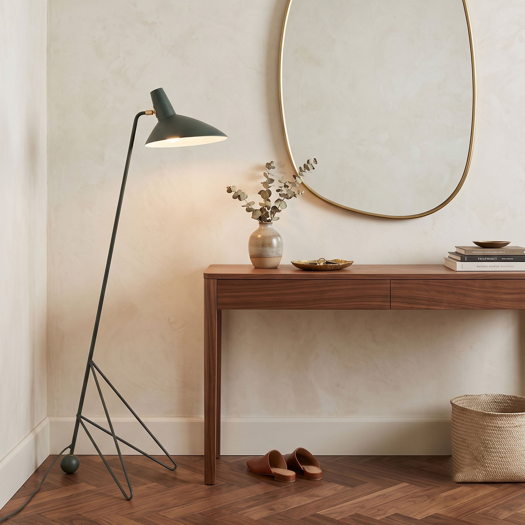 Boman Mid-Century Floor Lamp