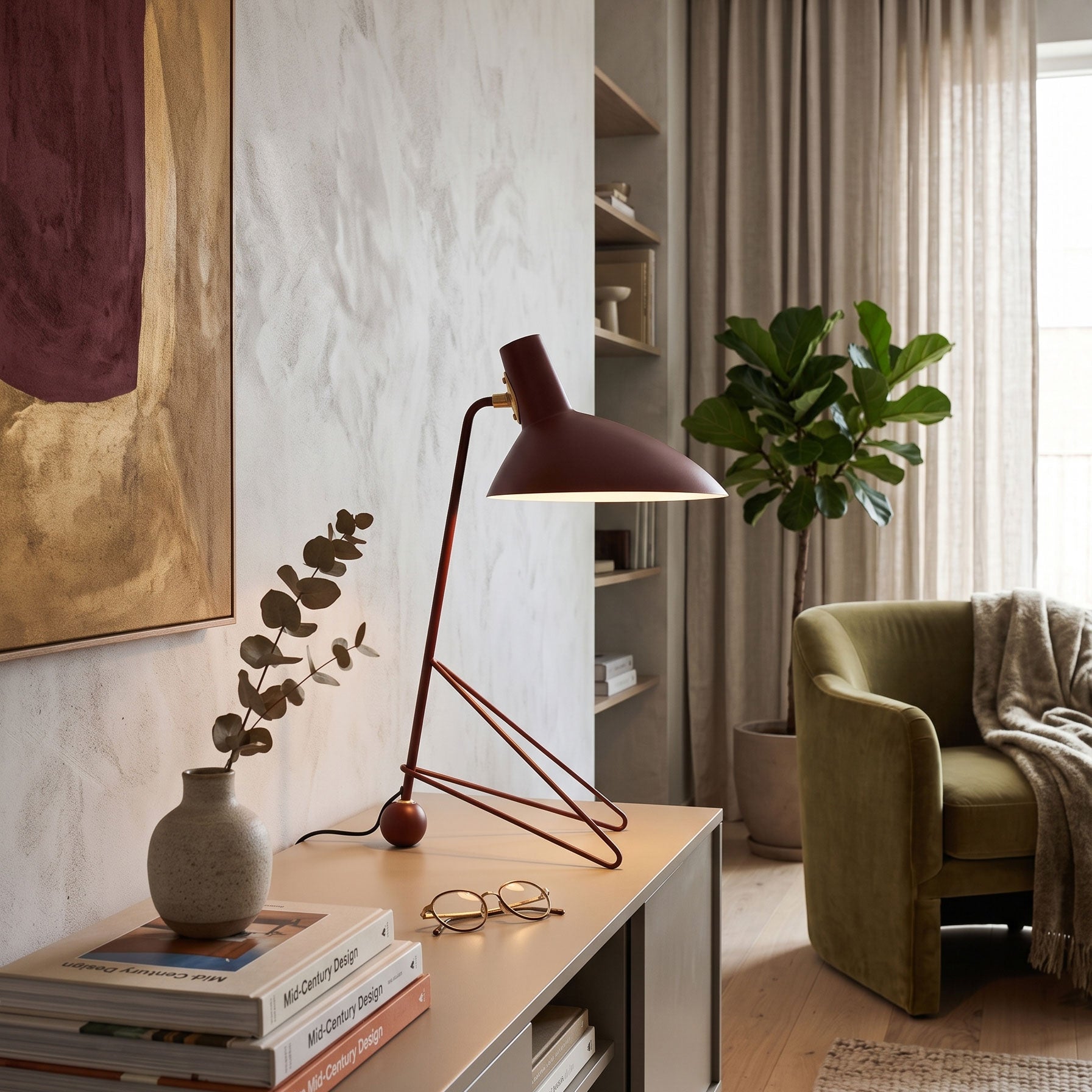 Boman Mid-Century Table Lamp