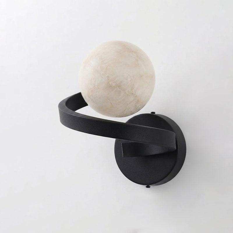 Bram Spanish Alabaster Wall Sconce