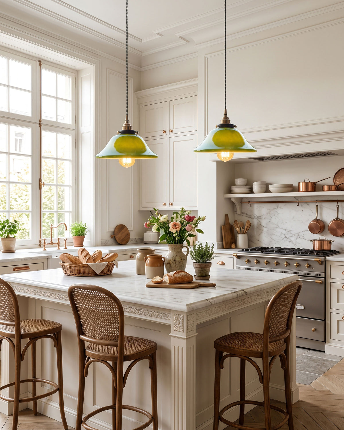 Bramley Fluted Pendelleuchte