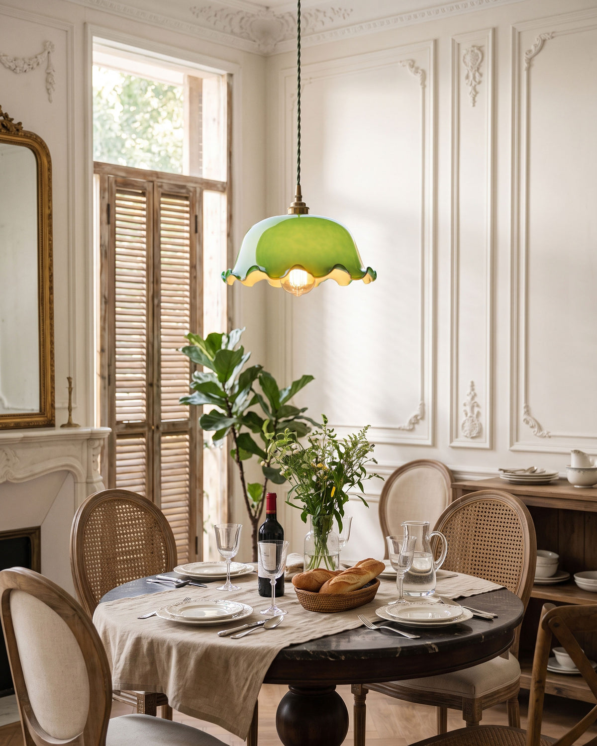 Bramley Fluted Pendelleuchte