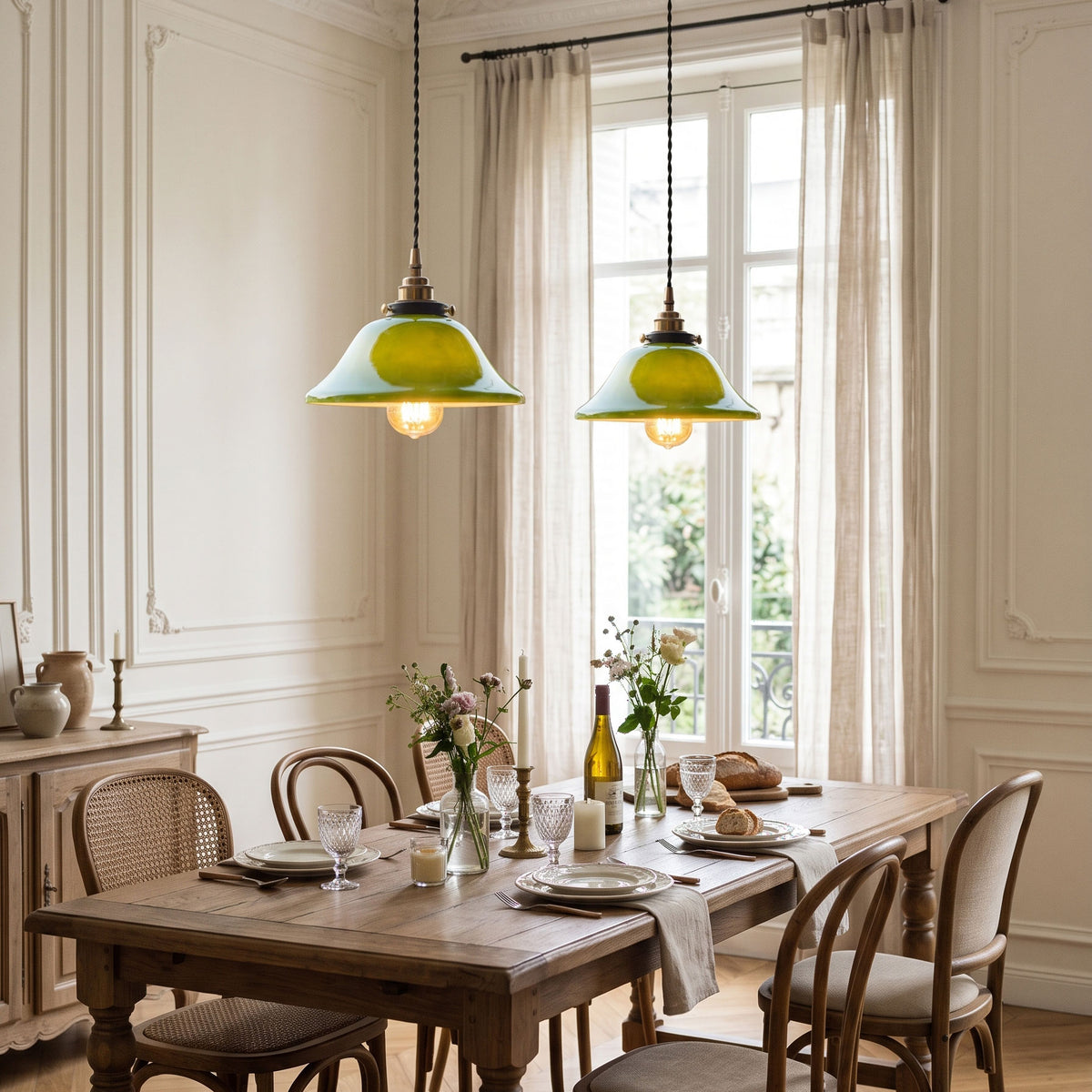 Bramley Fluted Pendelleuchte