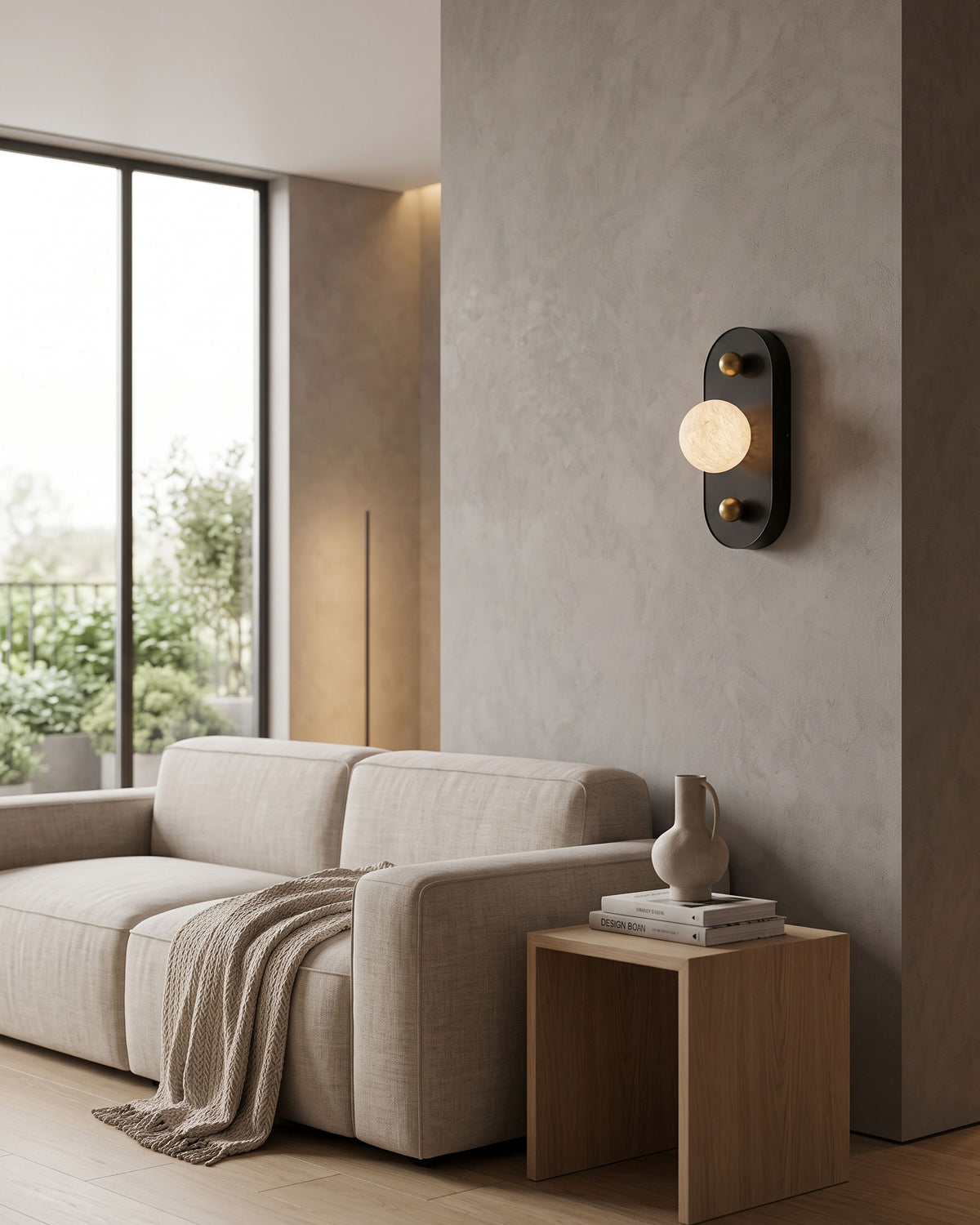 Branford Natural Silk Wall Sconce – detail 12
