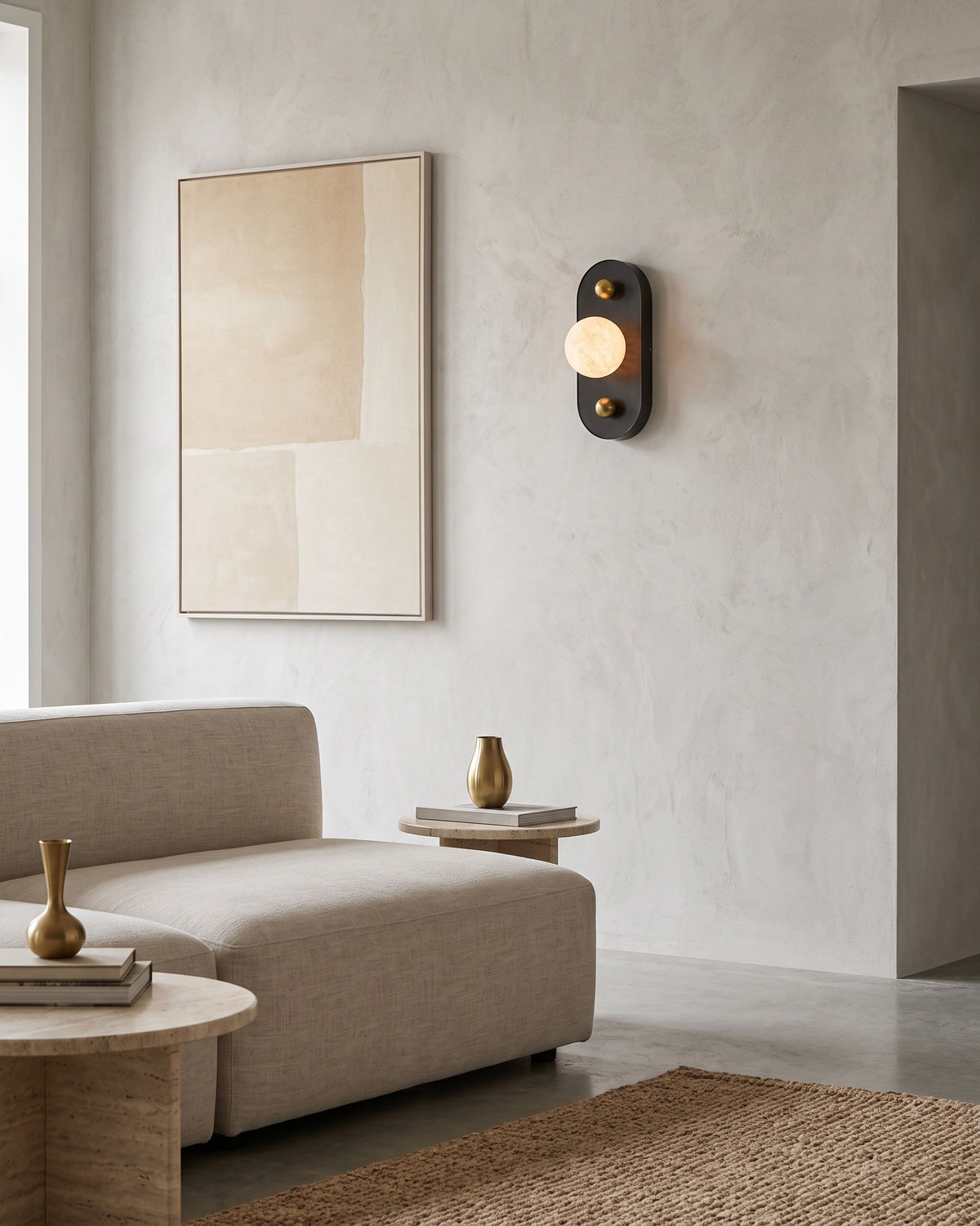 Branford Natural Silk Wall Sconce – detail 16