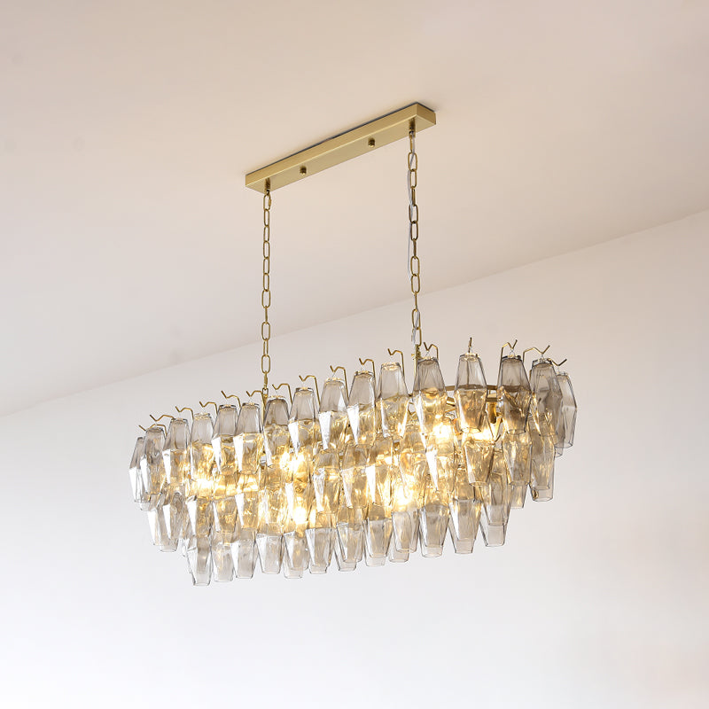 Brannoc Tiered Glass Chandelier