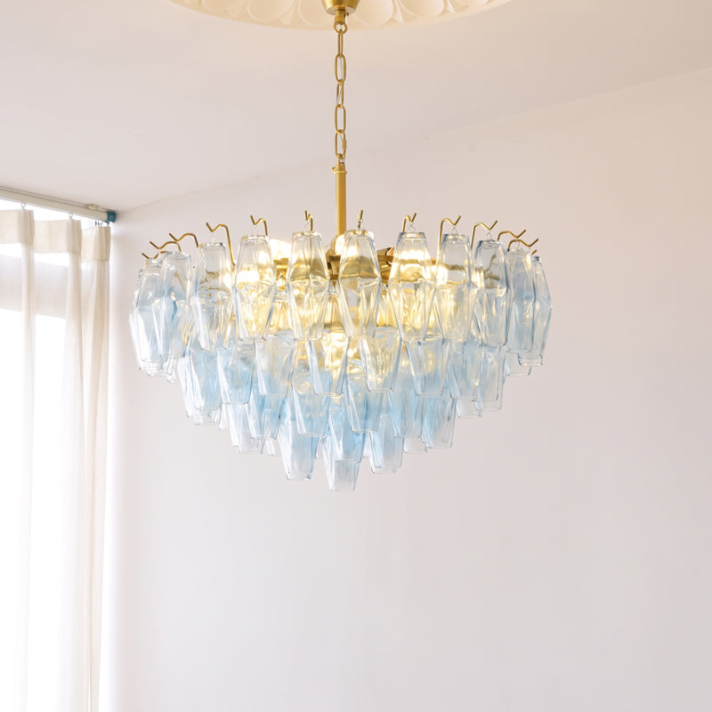 Brannoc Tiered Glass Chandelier