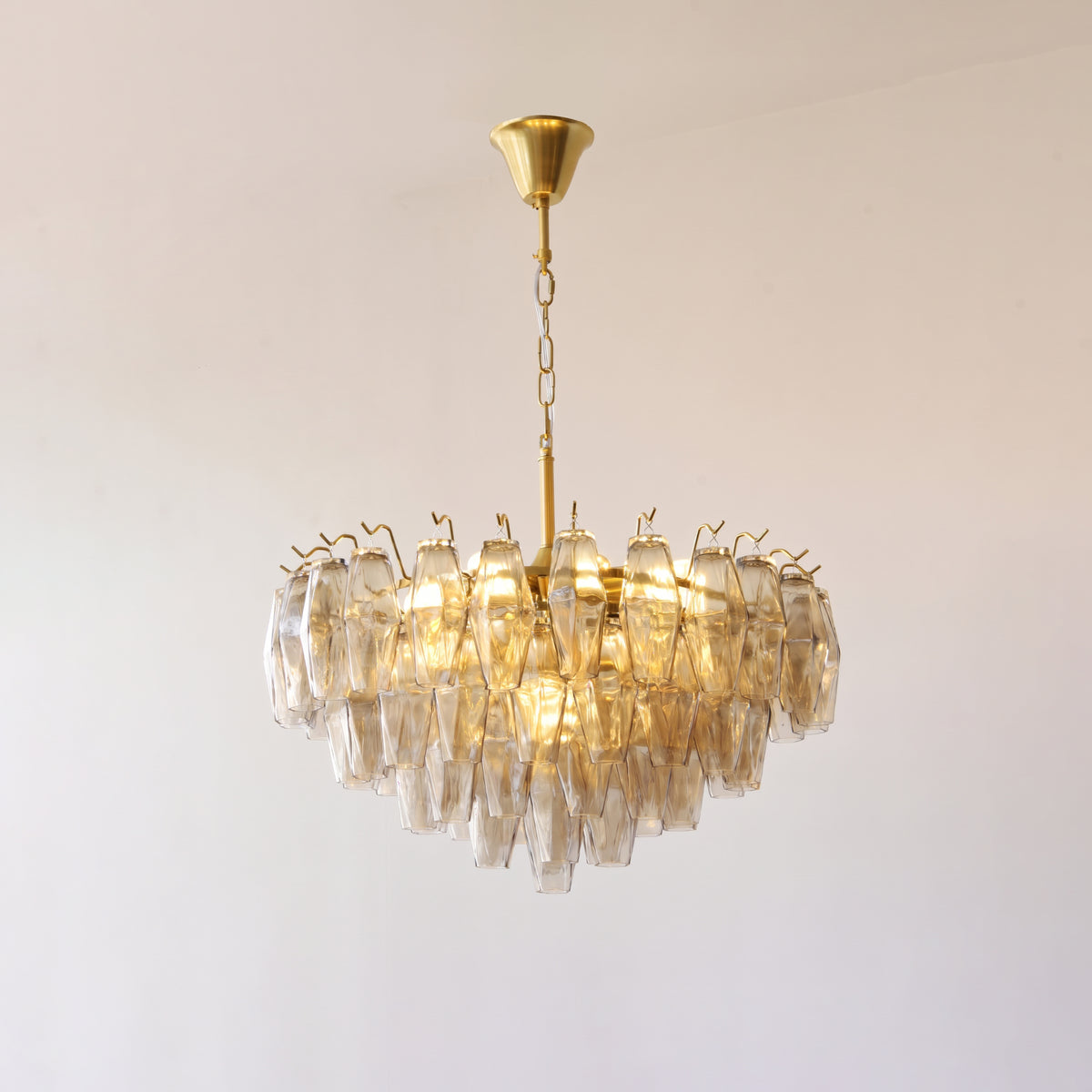 Brannoc Tiered Glass Chandelier