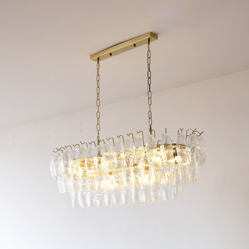 Brannoc Tiered Glass Chandelier