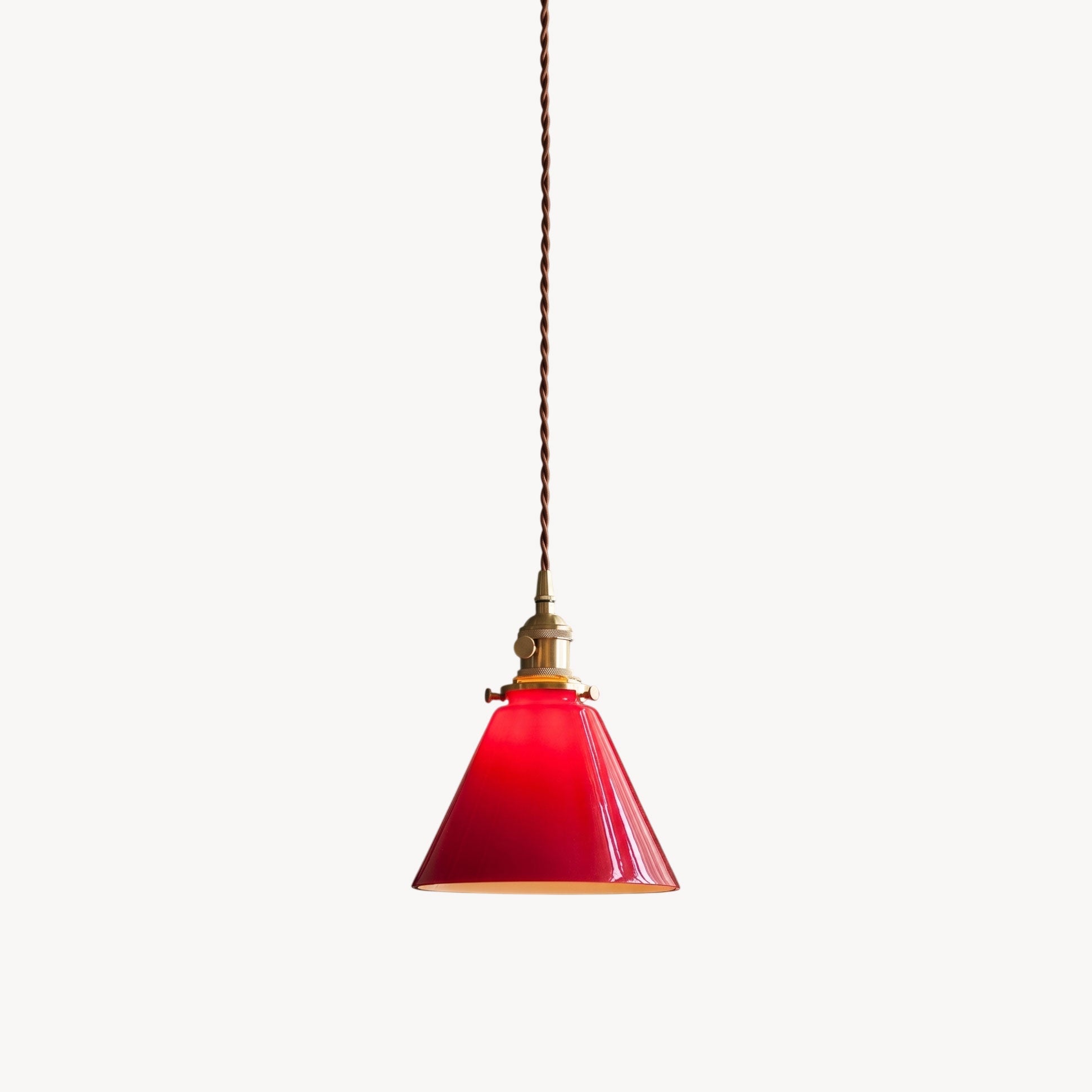 Brenner Colored Glass Pendant Light