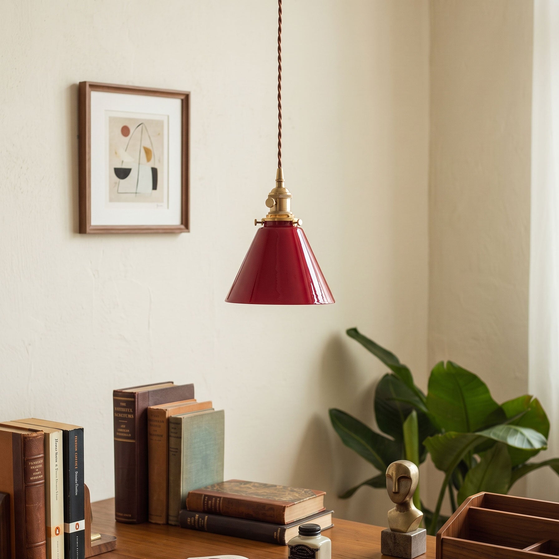 Brenner Colored Glass Pendant Light