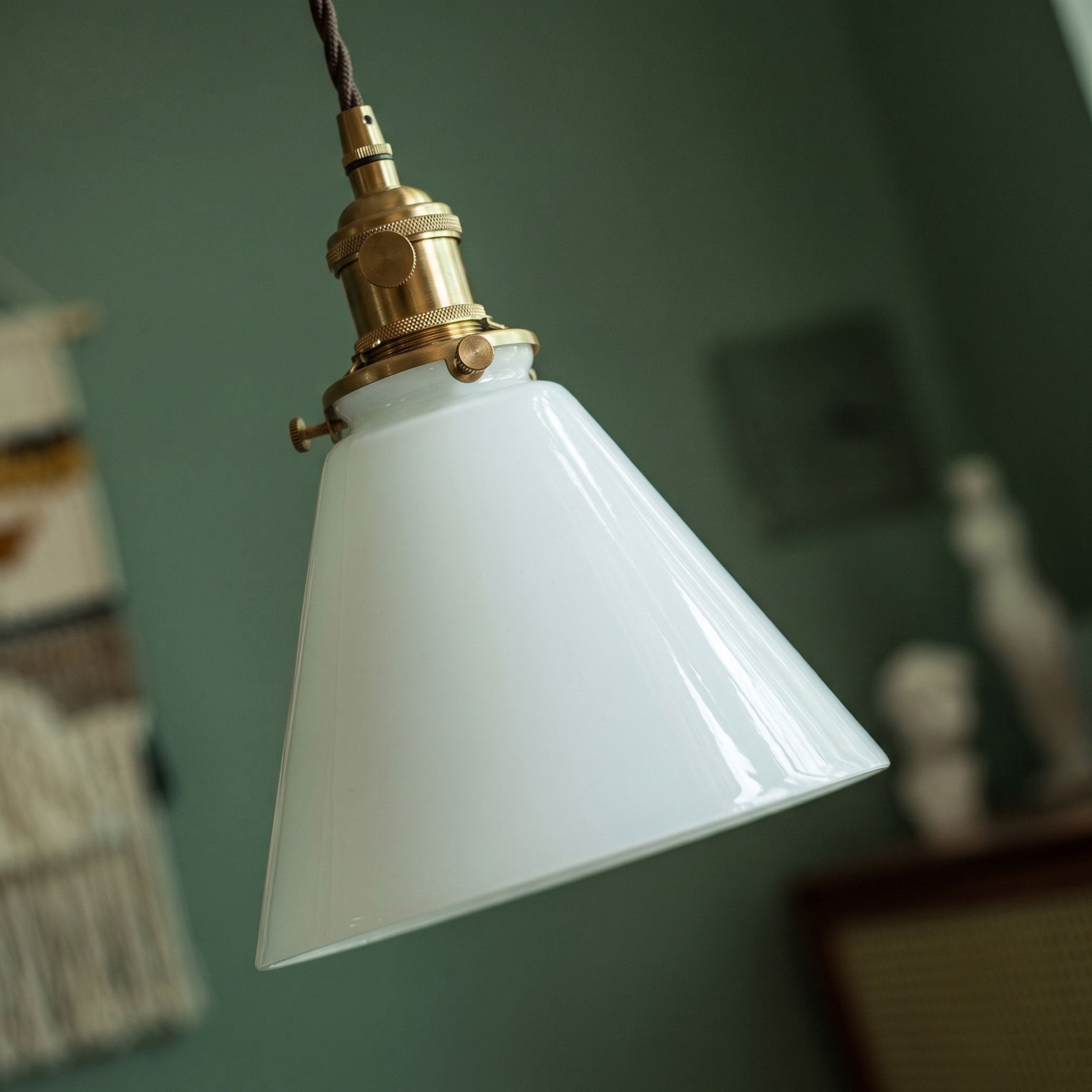 Brenner Colored Glass Pendant Light