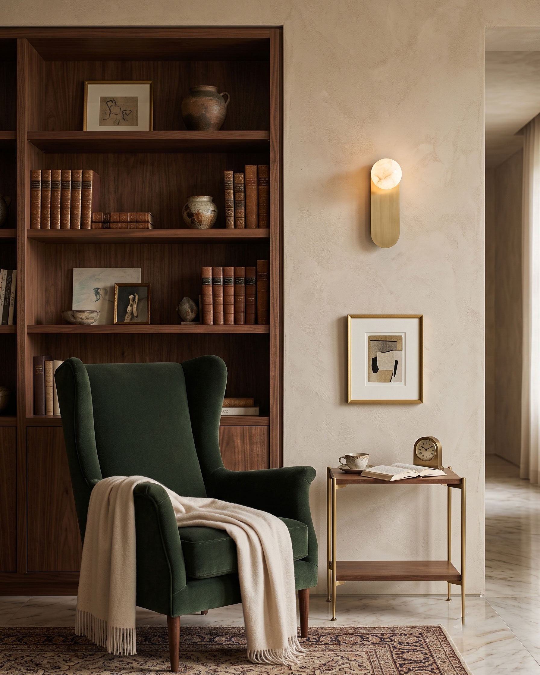 Bria Alabaster Wall Sconce