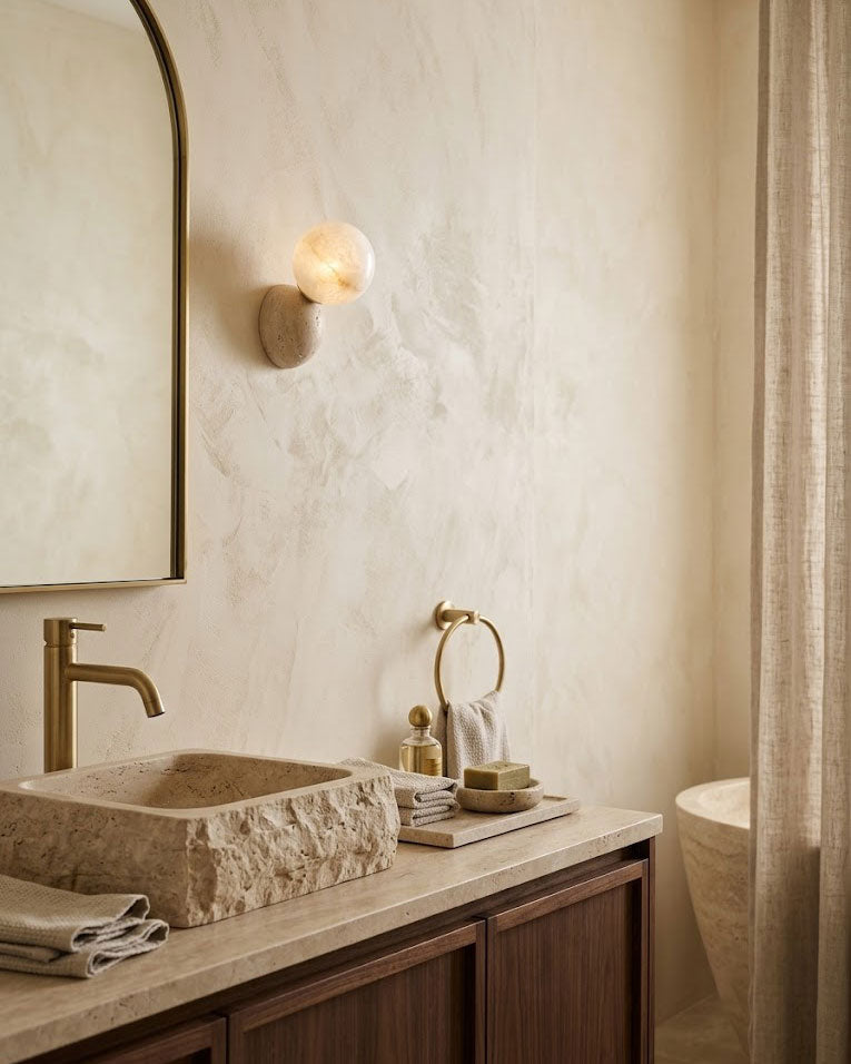 Brias Alabaster Wall Sconce