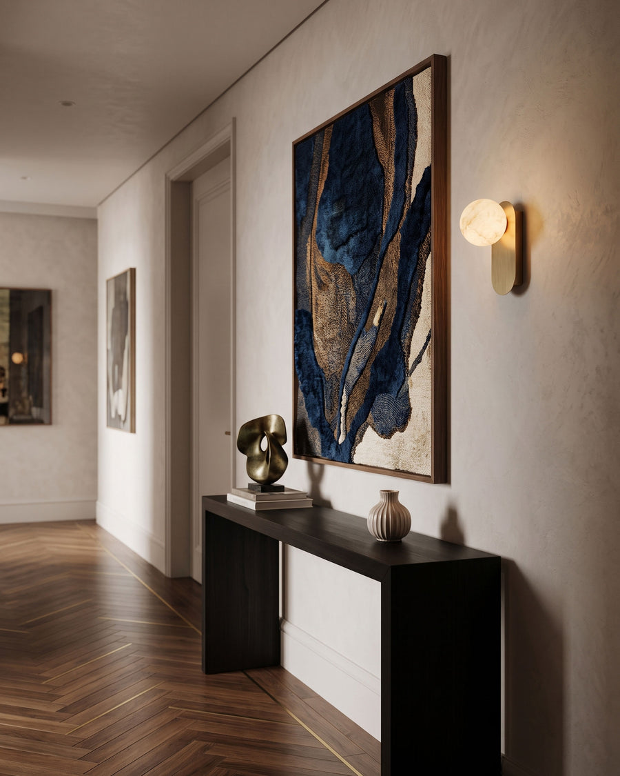 Bria Alabaster Wall Sconce – detail 5
