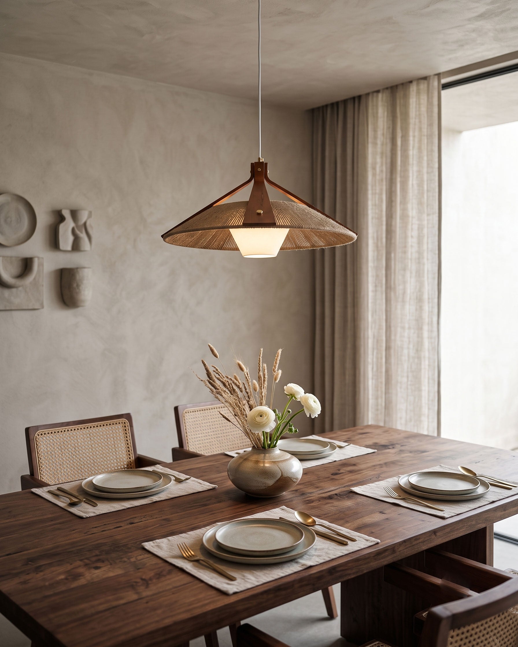 Bria Hemp Rope Pendant Light