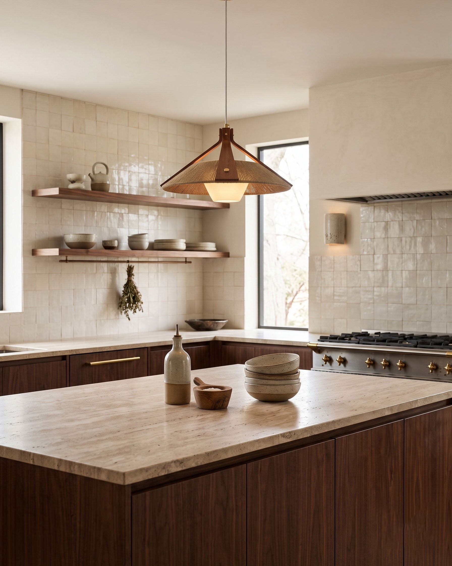 Bria Hemp Rope Pendant Light