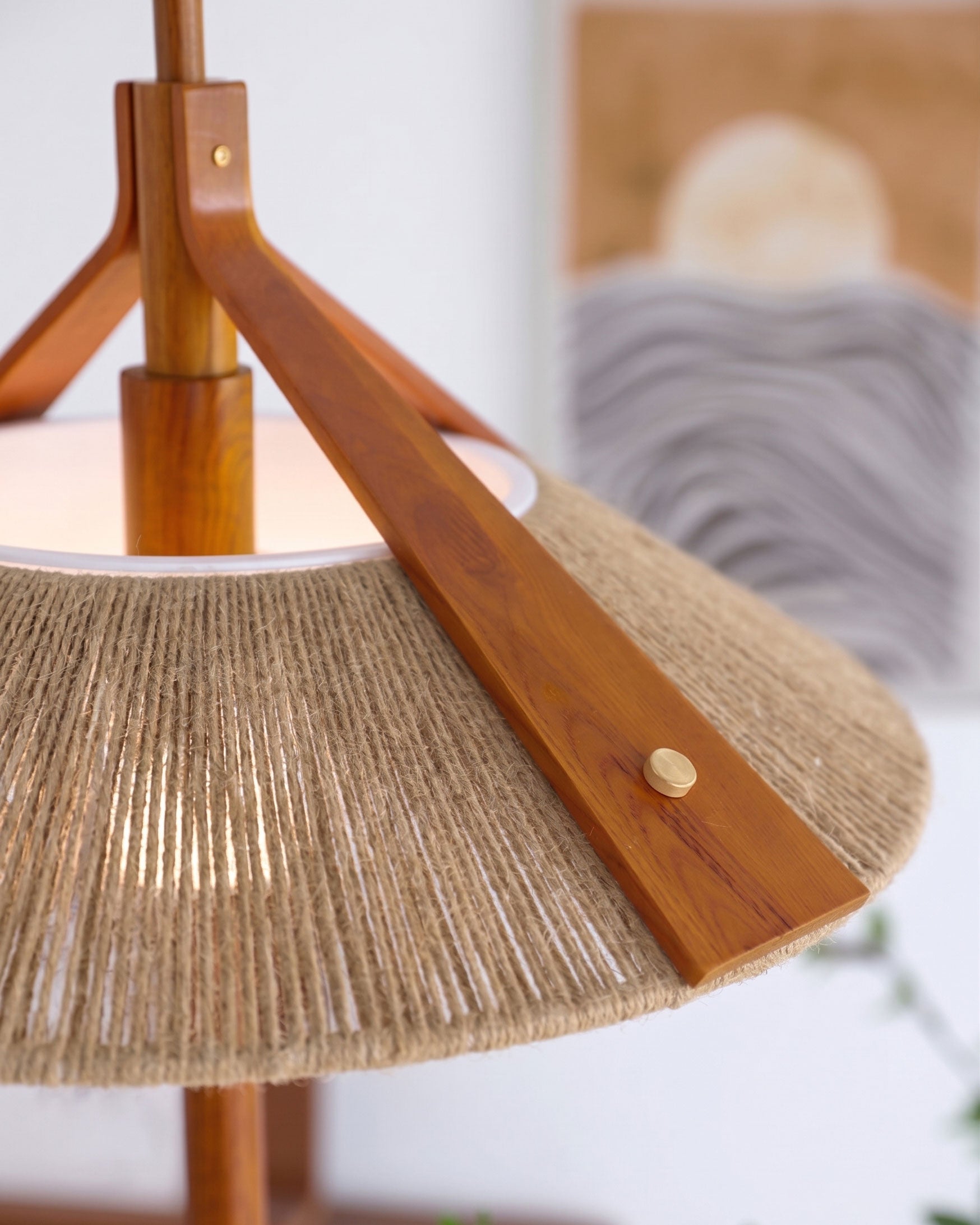 Bria Hemp Rope Pendant Light