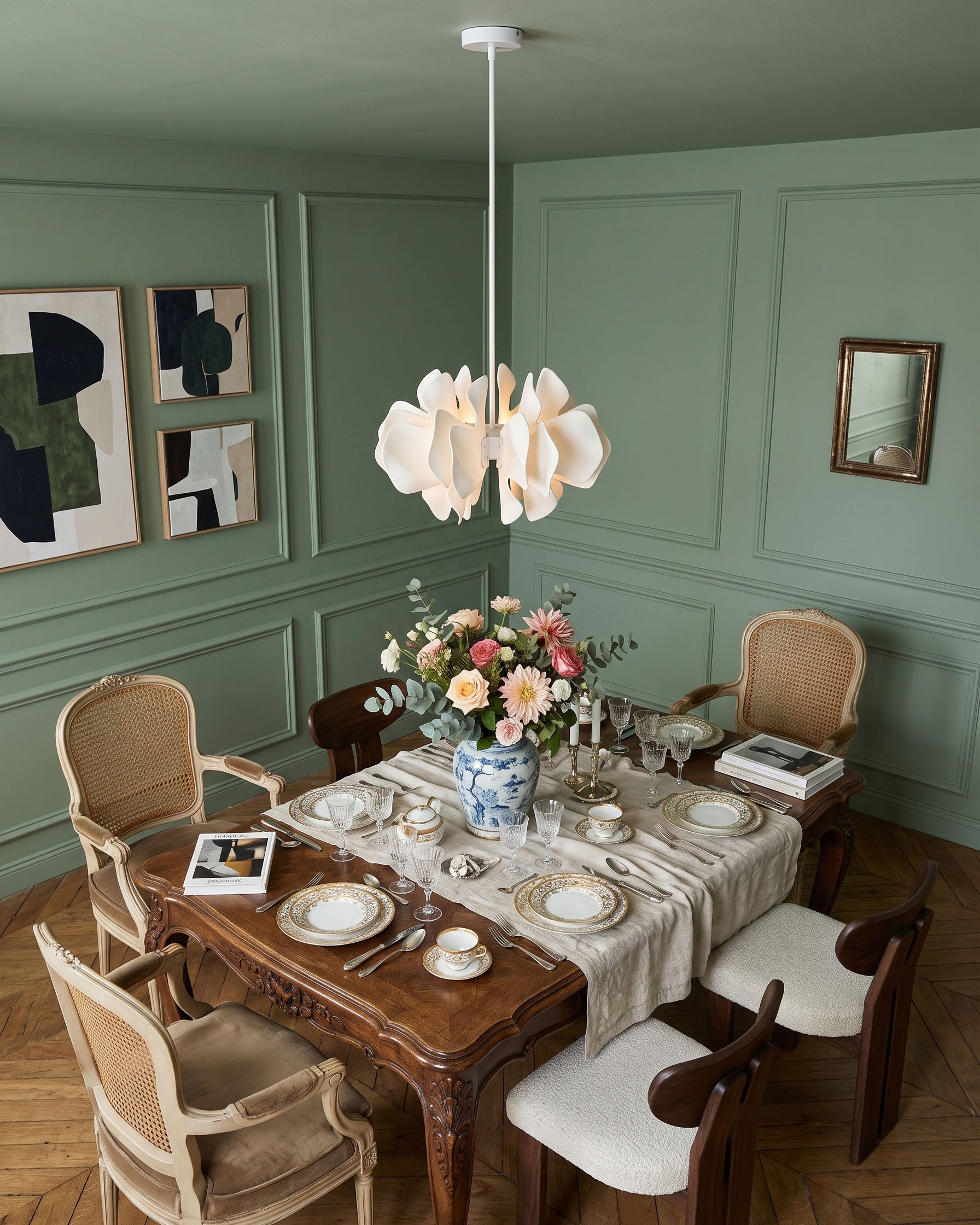 Bria Sculpted Blossom Pendant Light
