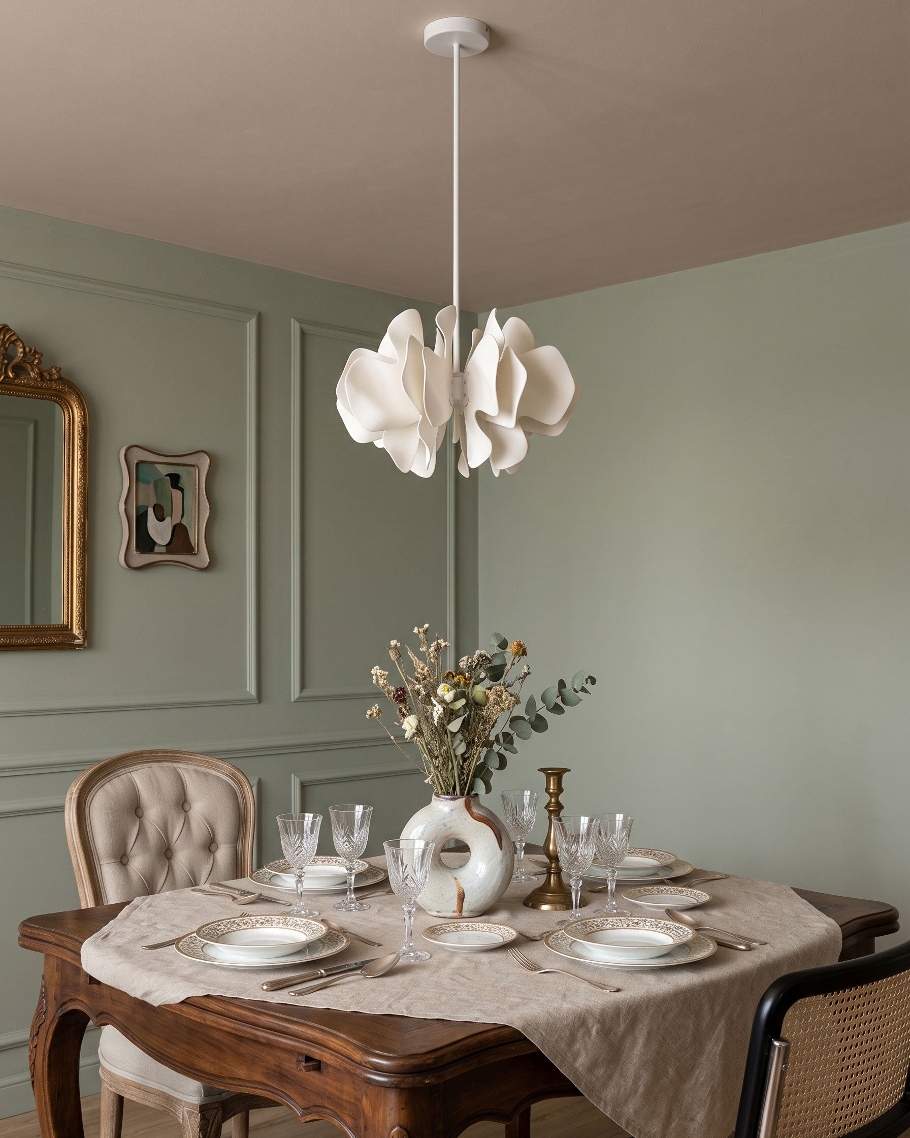 Bria Sculpted Blossom Pendant Light