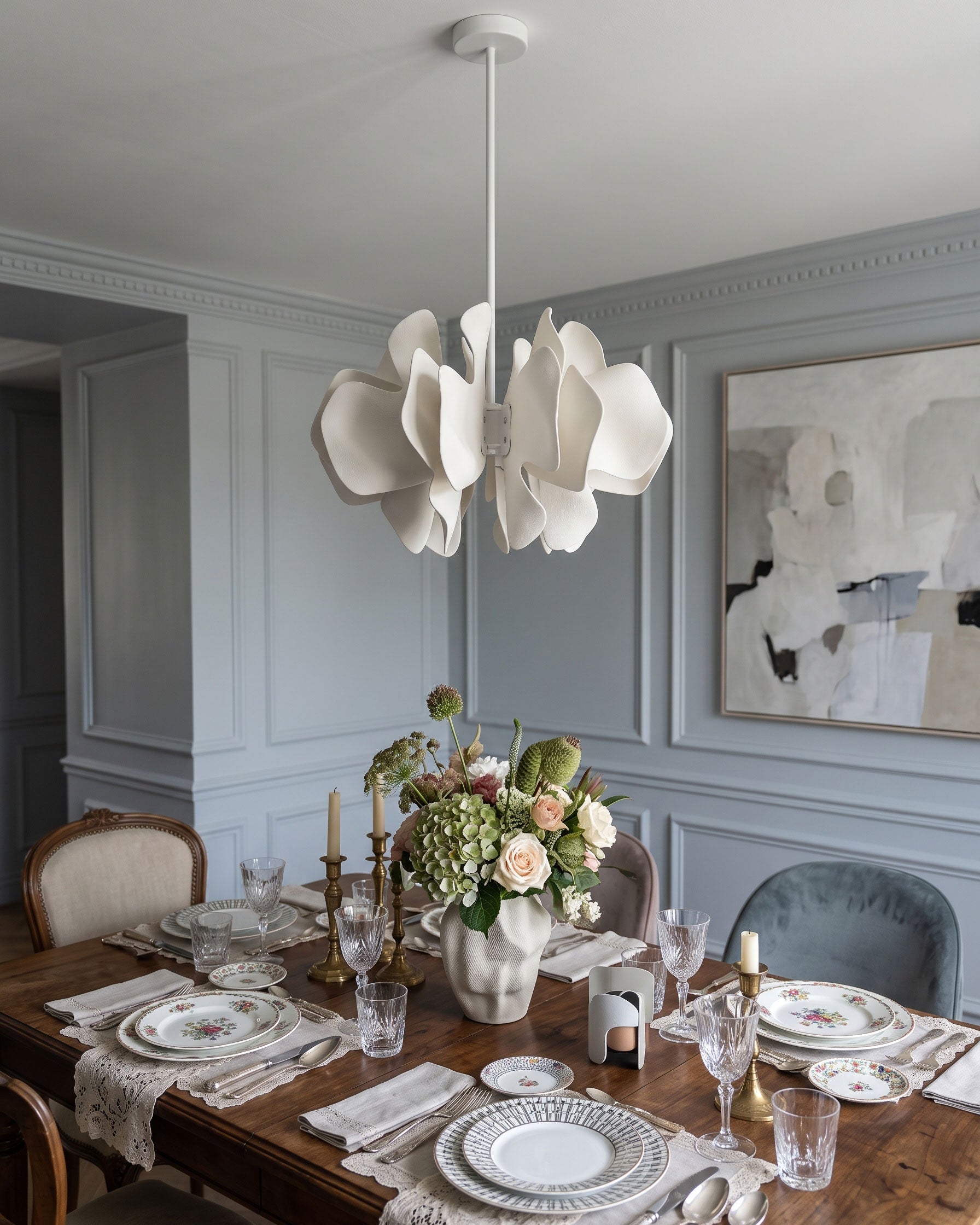 Bria Sculpted Blossom Pendant Light