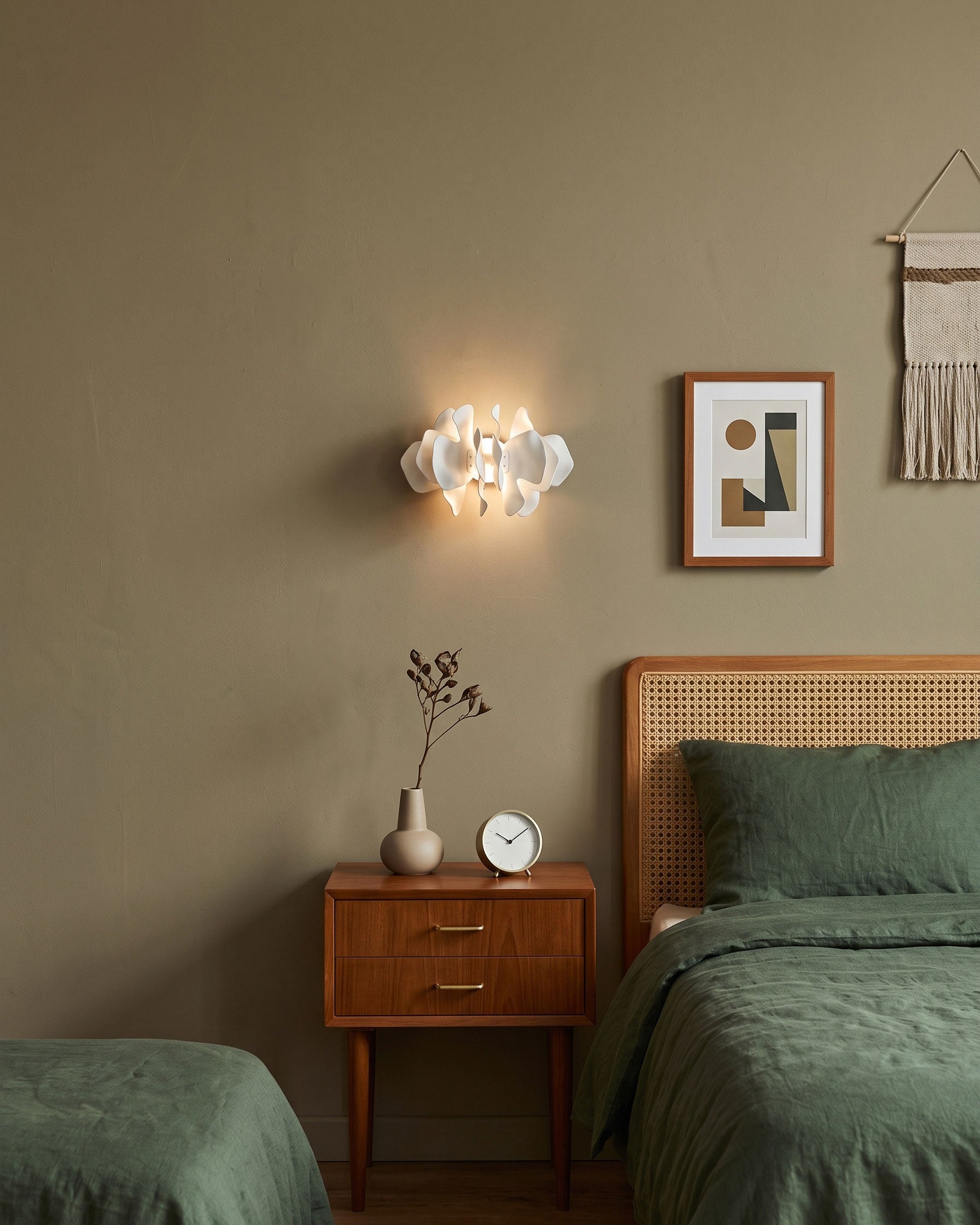 Bria Sculpted Blossom Wall Sconce