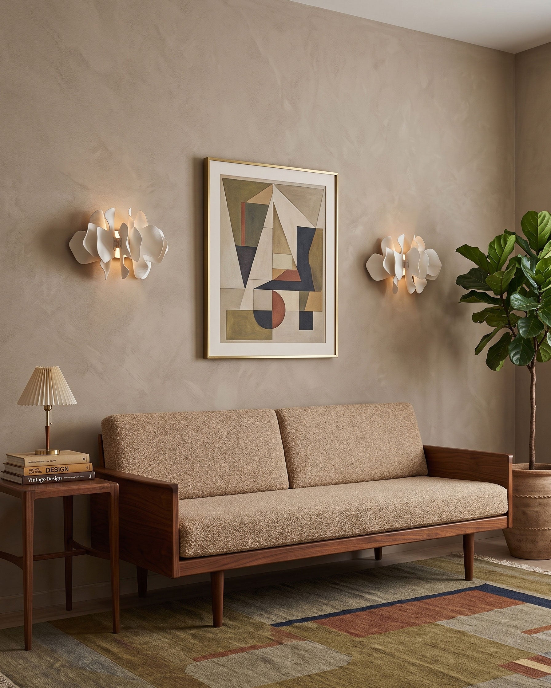 Bria Sculpted Blossom Wall Sconce