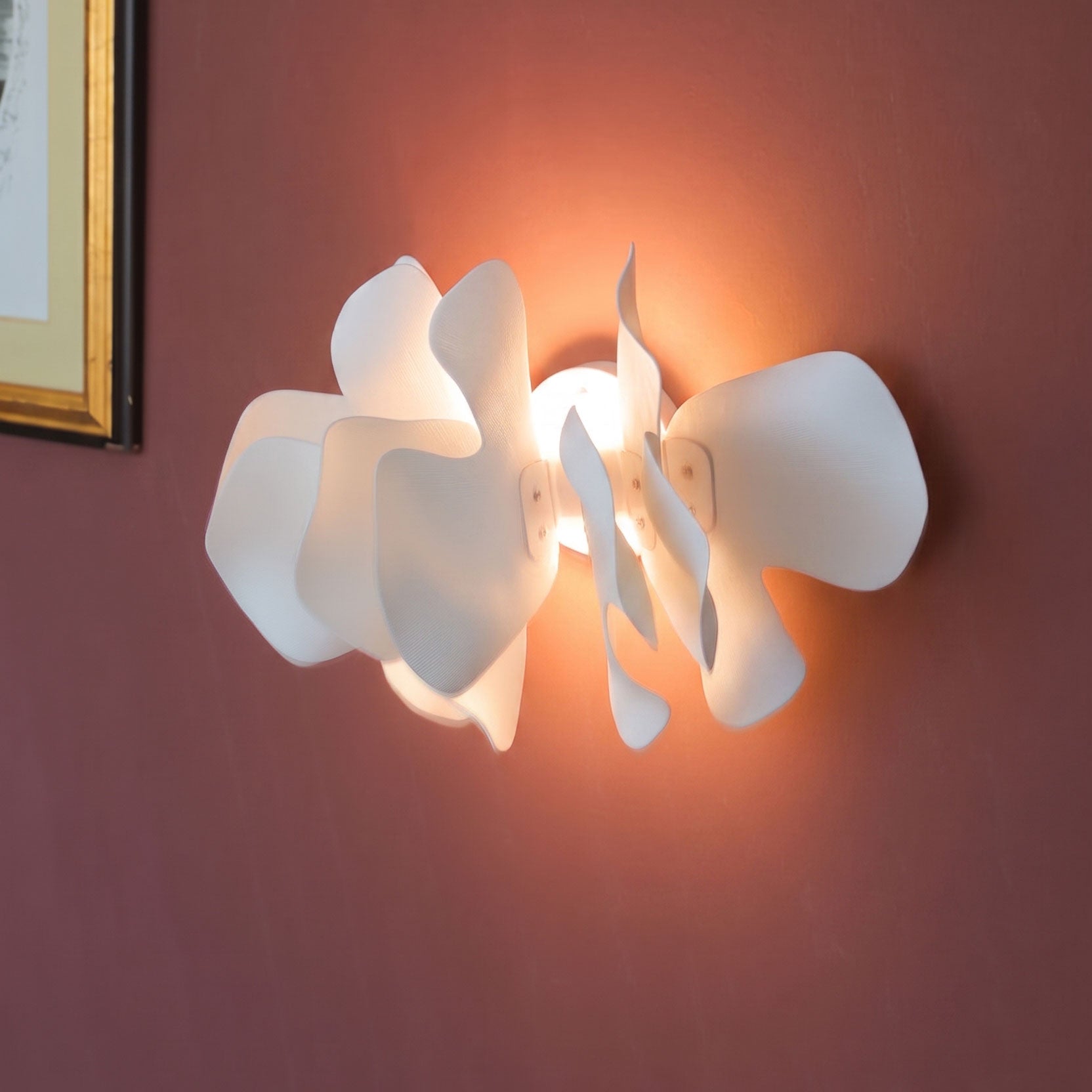 Bria Sculpted Blossom Wall Sconce