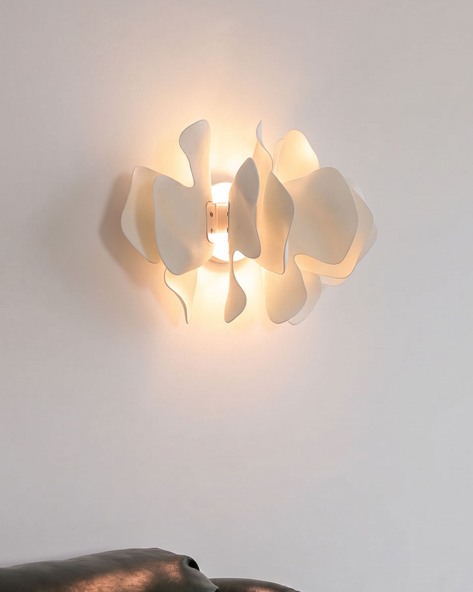 Bria Sculpted Blossom Wall Sconce