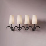 4 heads L 31.5" x W 5.9" x H 9.8"