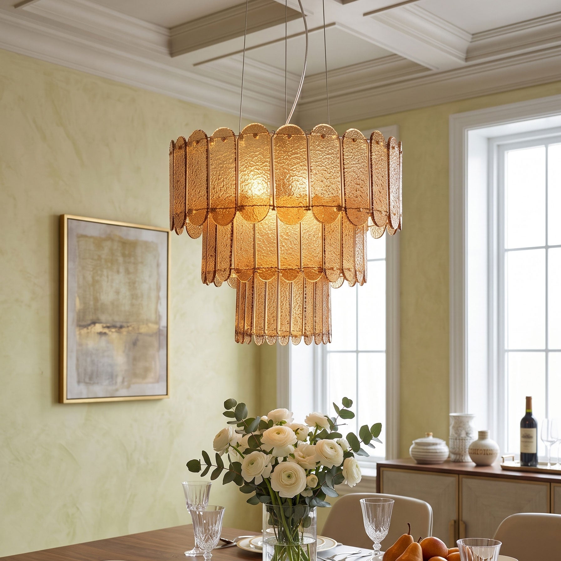 Bria Textured Chandelier